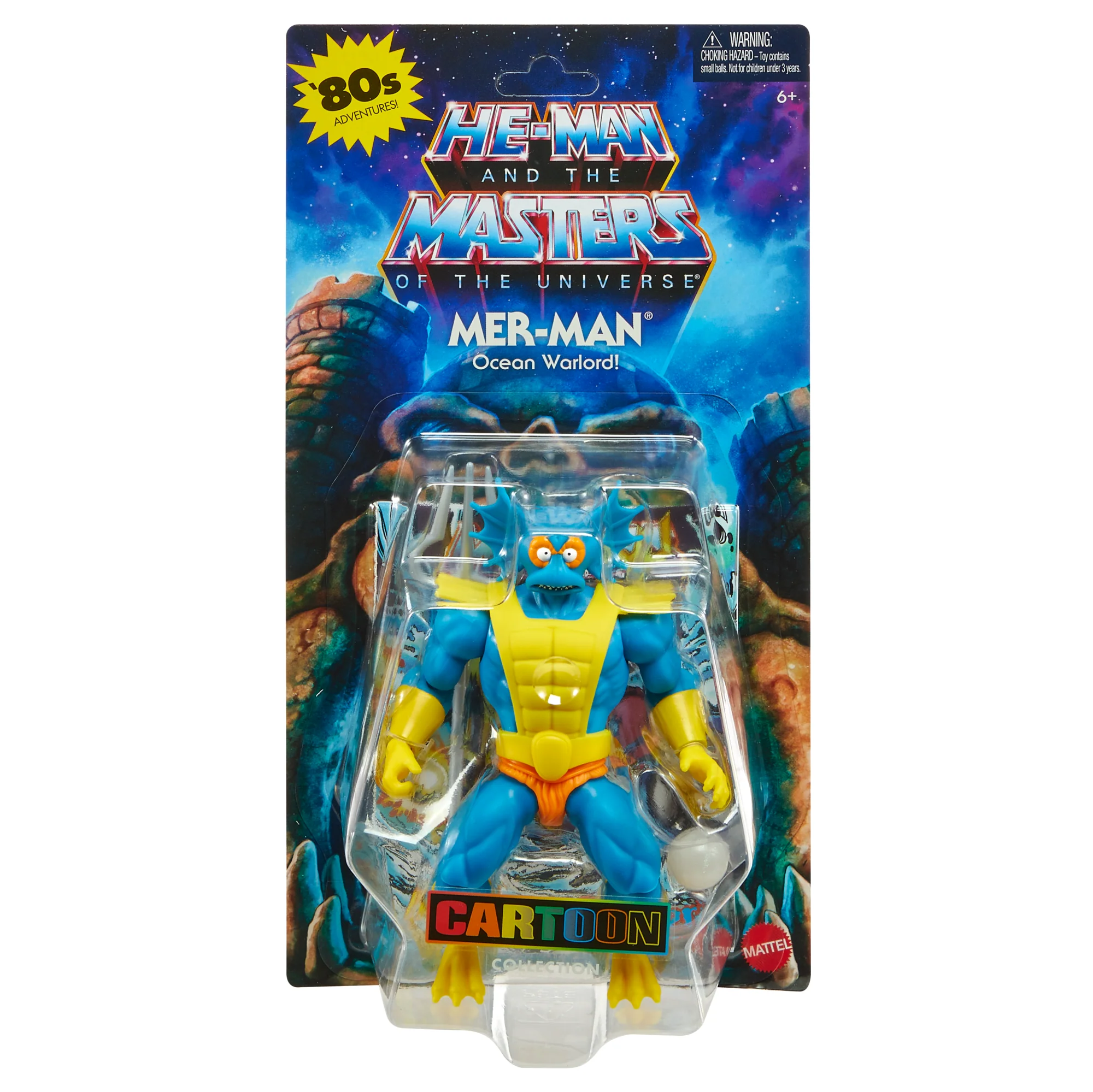 Masters Of The Universe Origins Cartoon Collection Mer-Man, Motu Action Figure Toy