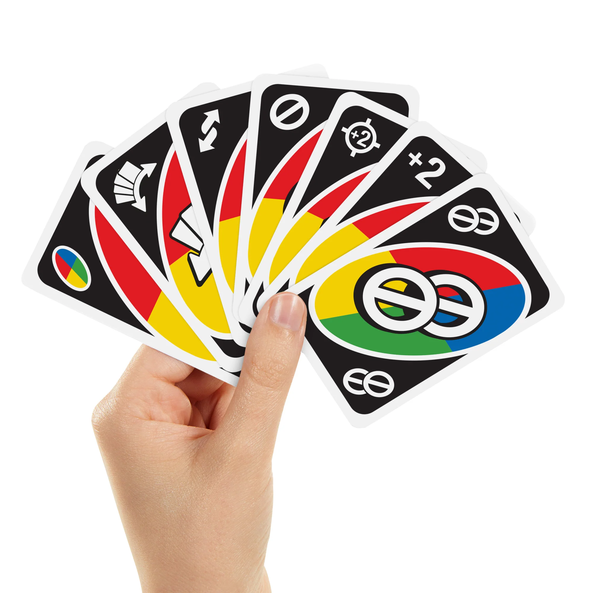 UNO All Wild Card Game For Family Night, No Matching Colors Or Numbers Because All Cards Are Wild