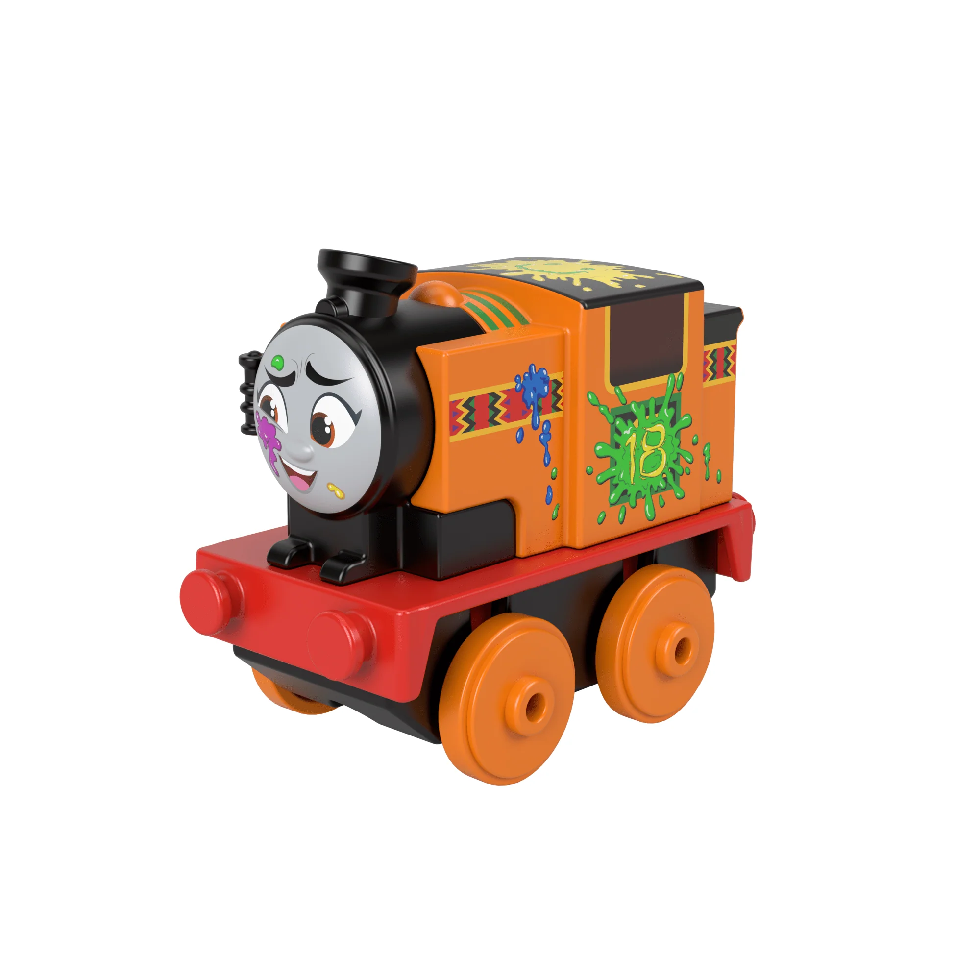 Thomas & Friends Toy Trains Collection Of Push-Along Plastic Engines, Characters May Vary