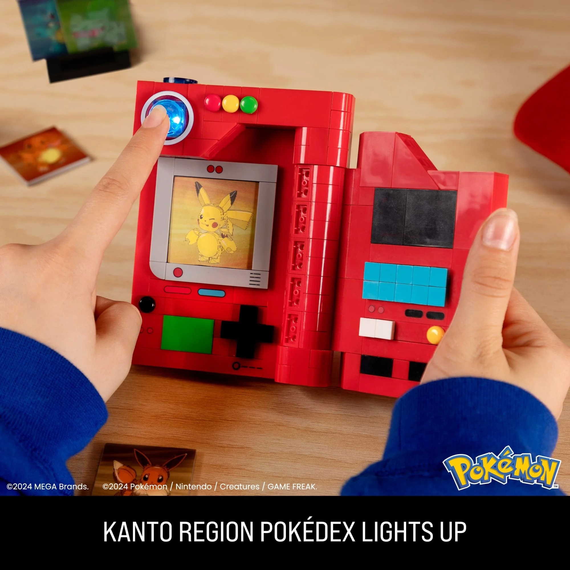 MEGA Pok��mon Kanto Region Pok��dex Building Kit (322Pieces) For Collectors