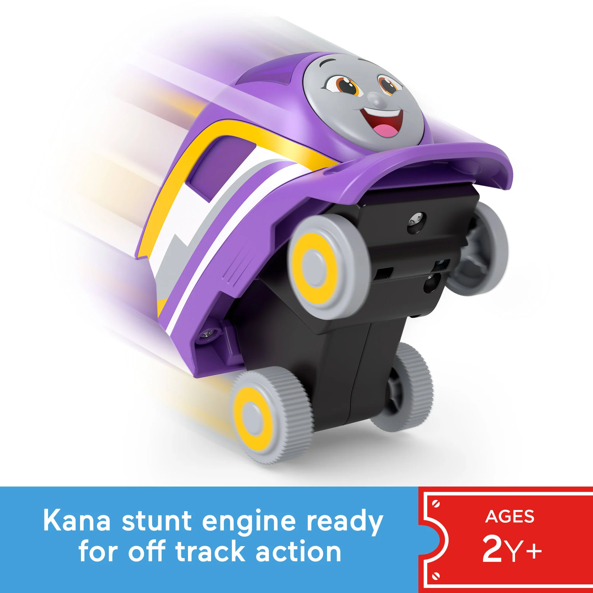 Thomas & Friends Press ��n Go Stunt Engine Kana Racing Toy Train For Toddlers & Preschool Kids