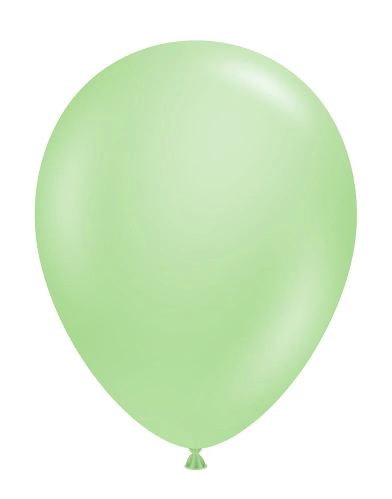 Tuftex Mint Green 5 inch Latex Balloons 50ct