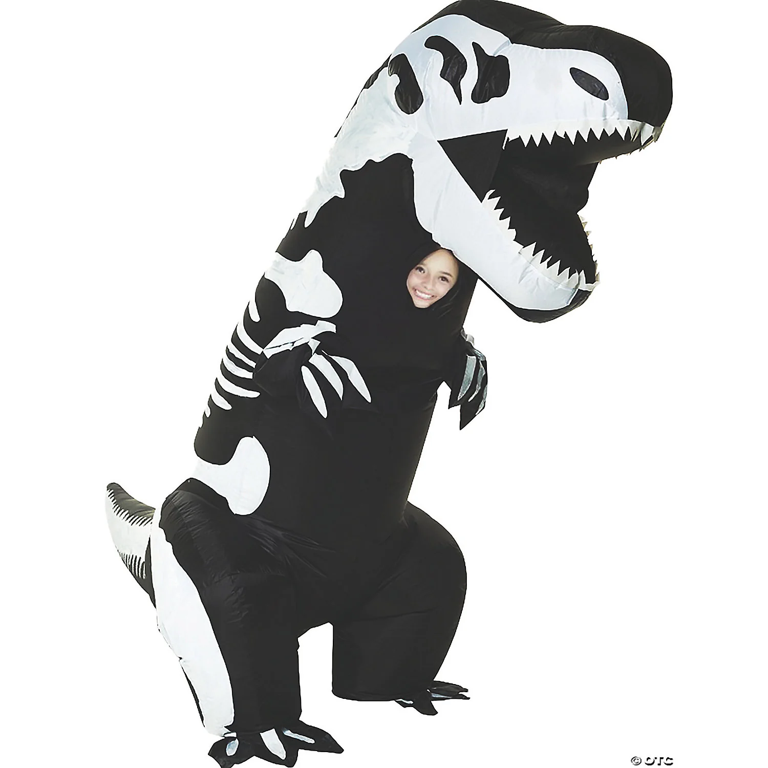 Skeleton T-Rex Inflatable Child Costume