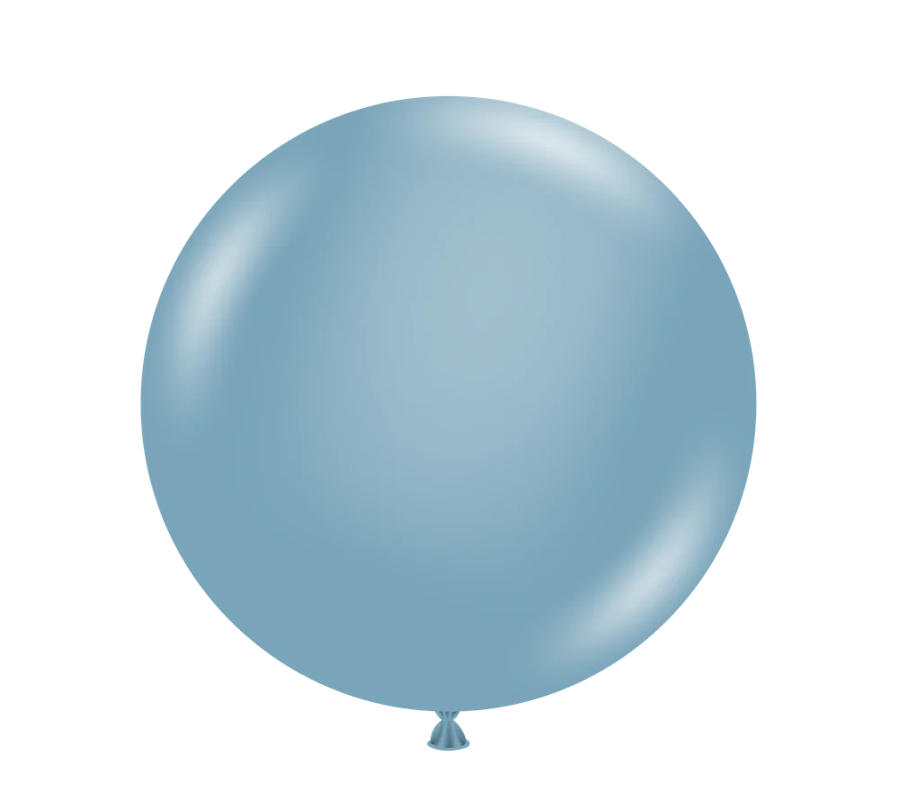Tuftex Blue Slate 24 inch Latex Balloons 1ct