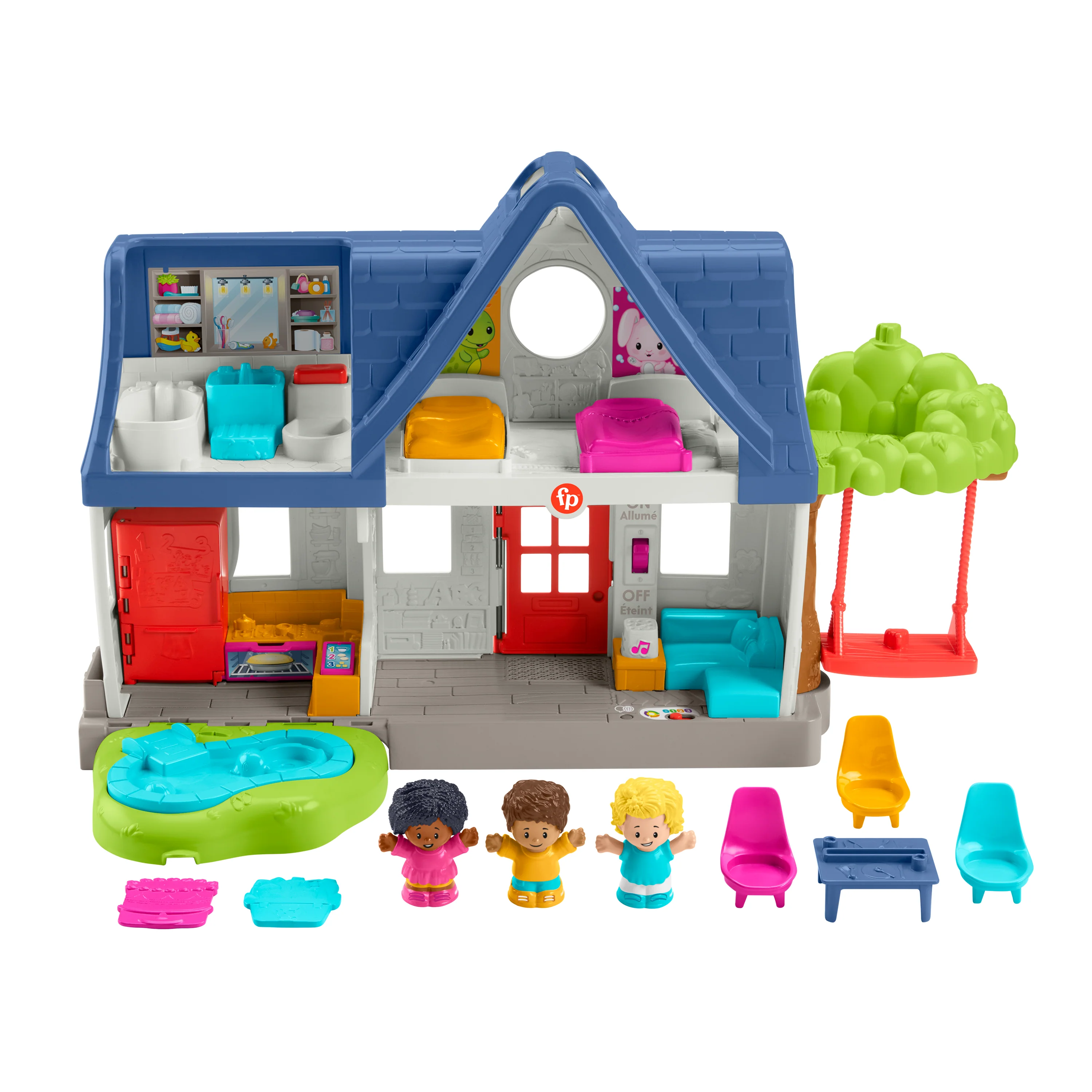 Fisher-Price Little People Friends Together Play House - English & French Version
