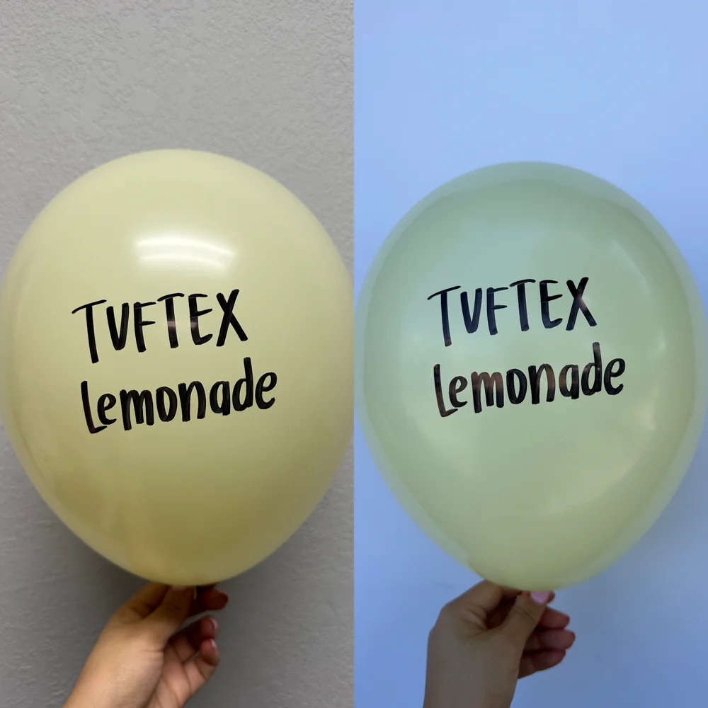 Tuftex Lemonade 17 inch Latex Balloons 50ct