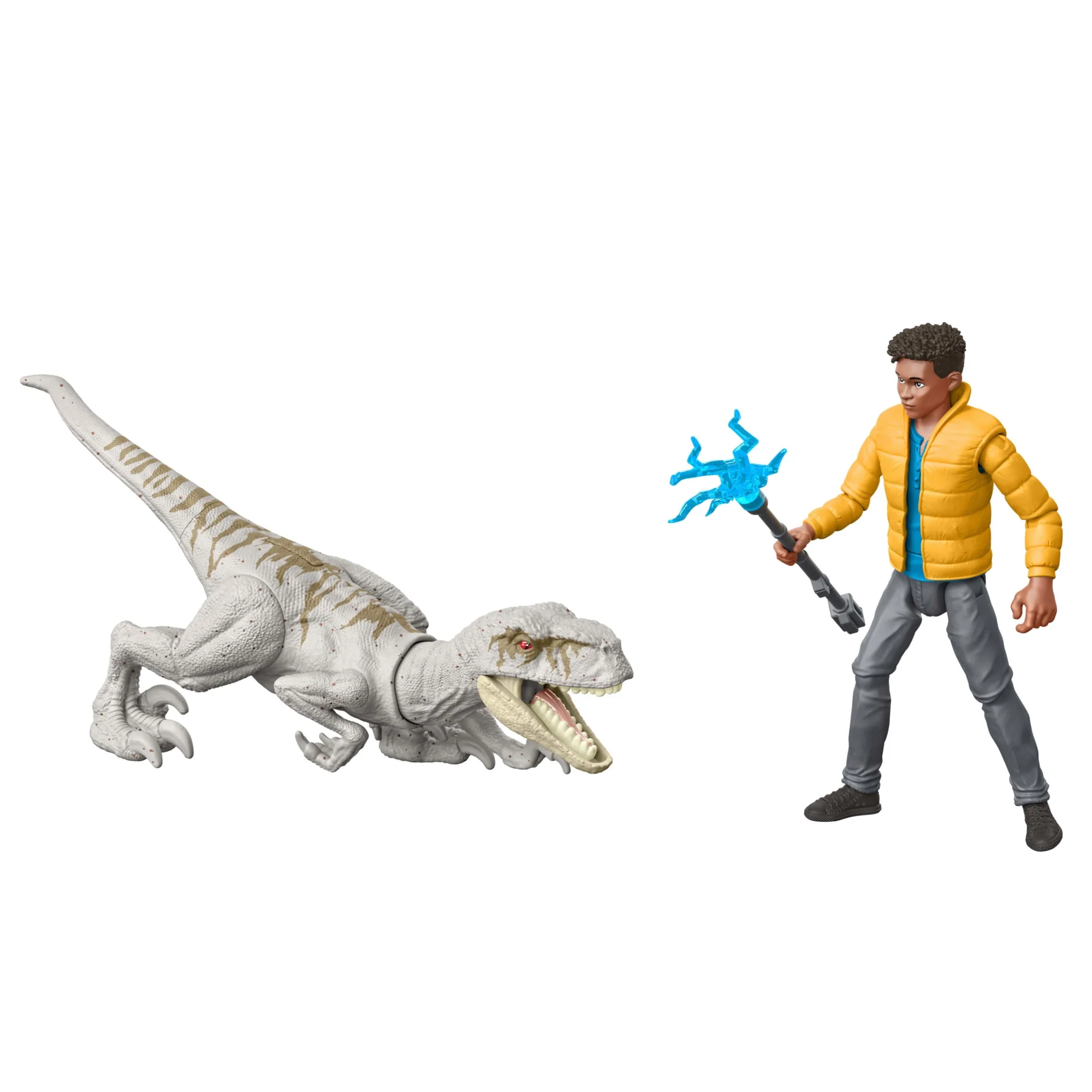 Jurassic World: Chaos Theory Storypack, Darius & Atrociraptor Ghost Action Figure Toys
