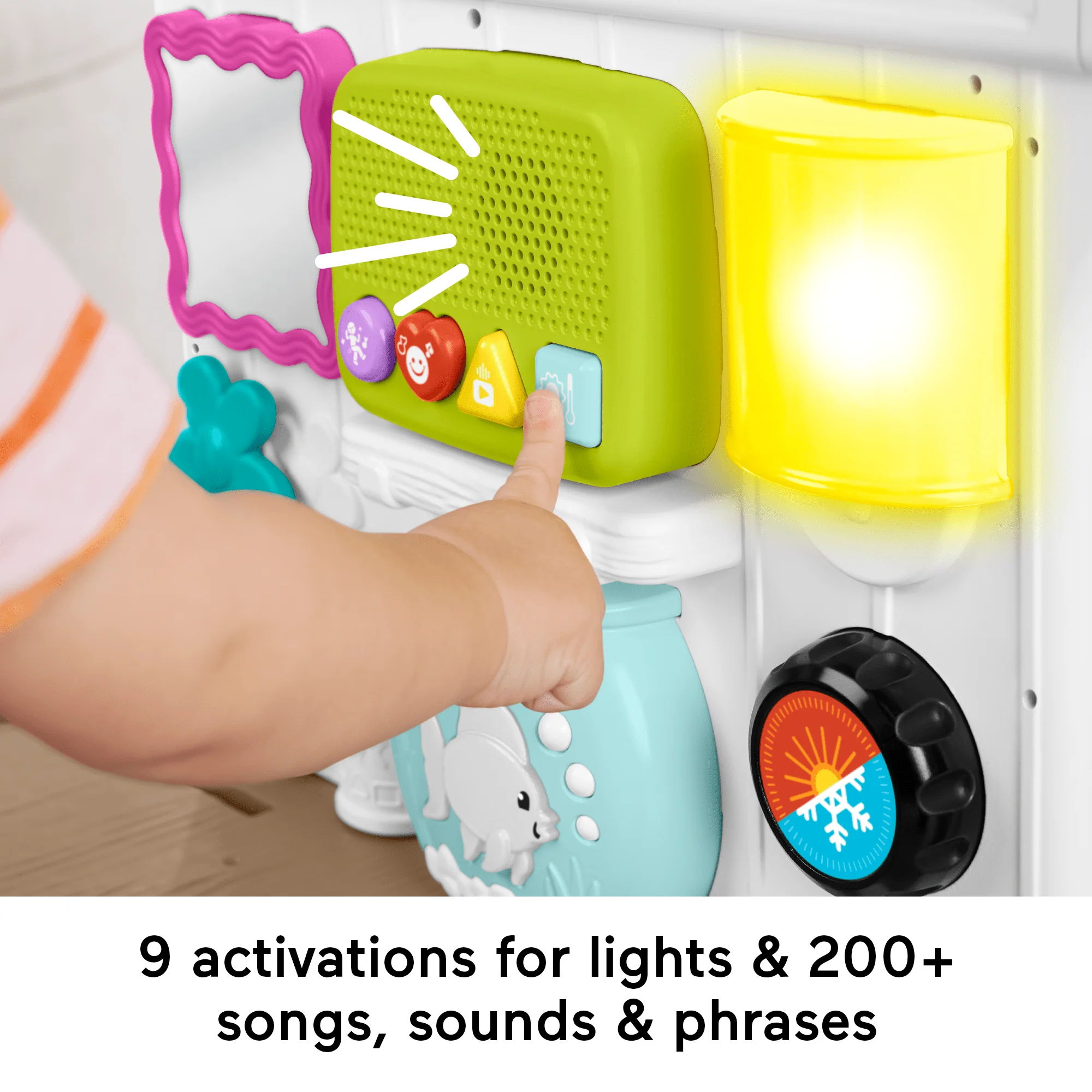 Fisher-Price Laugh & Learn Ultimate Playhouse Baby & Toddler Electronic Learning Toy, Multilanguage Version