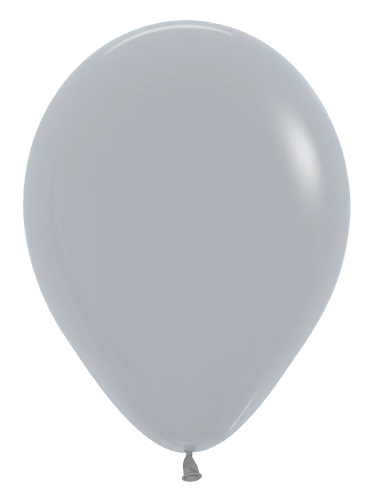 11 inch Sempertex Deluxe Gray Latex Balloon 100ct