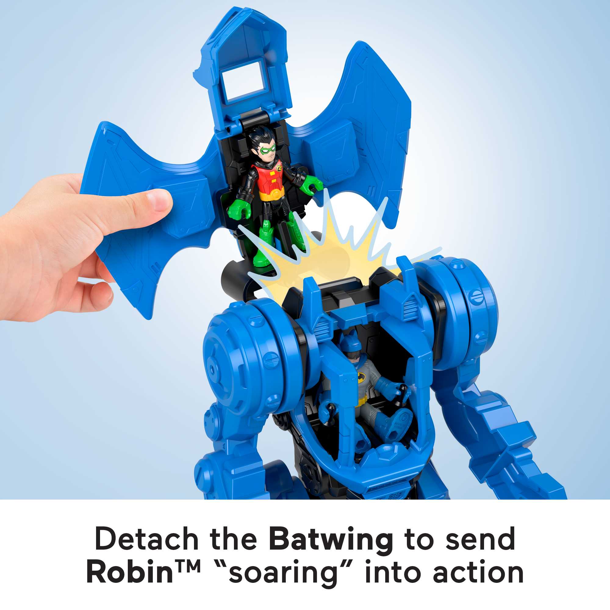 Imaginext DC Super Friends Batman Playset, Robo Command Center With Detachable 10-Inch Robot