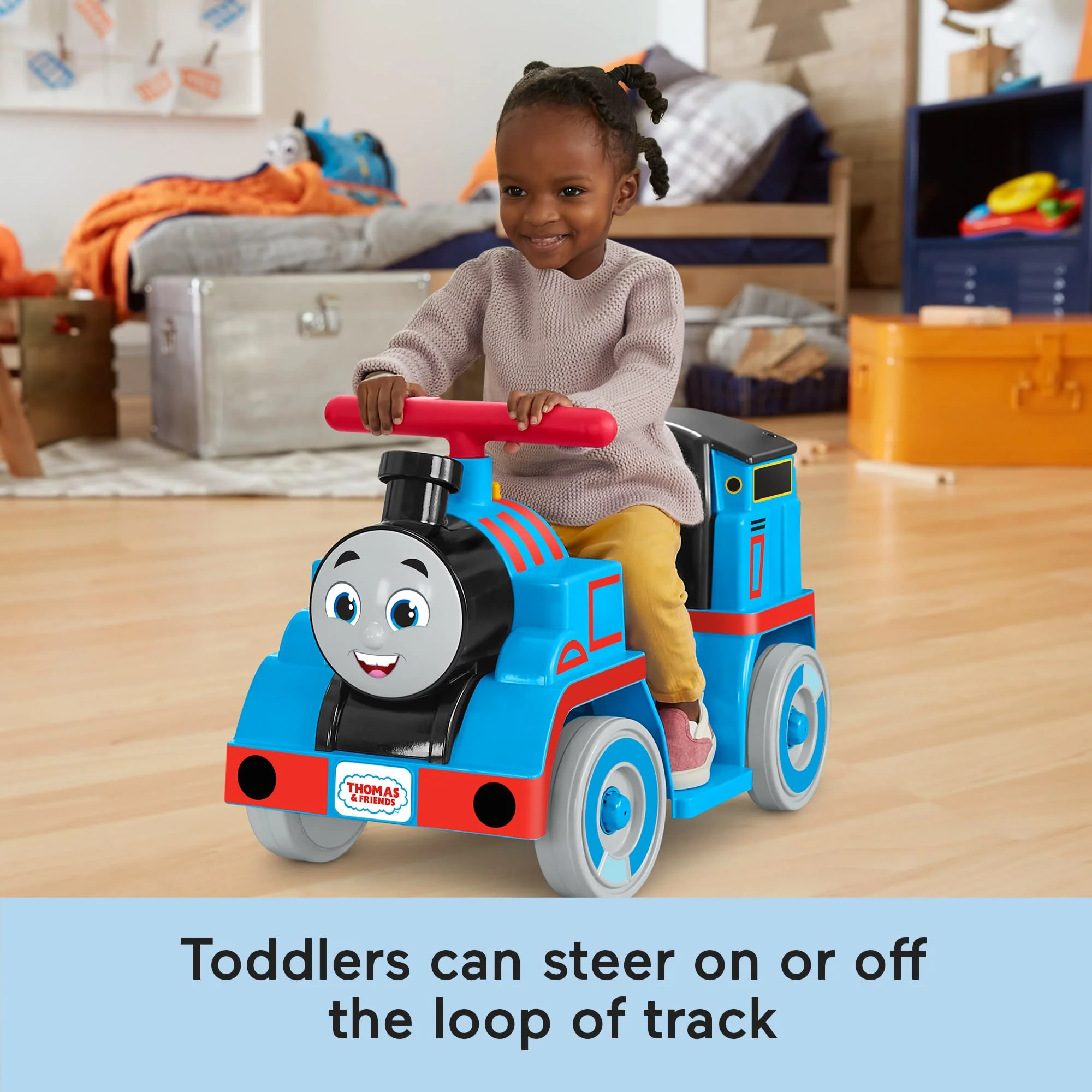 Power Wheels Thomas & Friends Thomas With Track Ride-On Toy Train For Toddlers