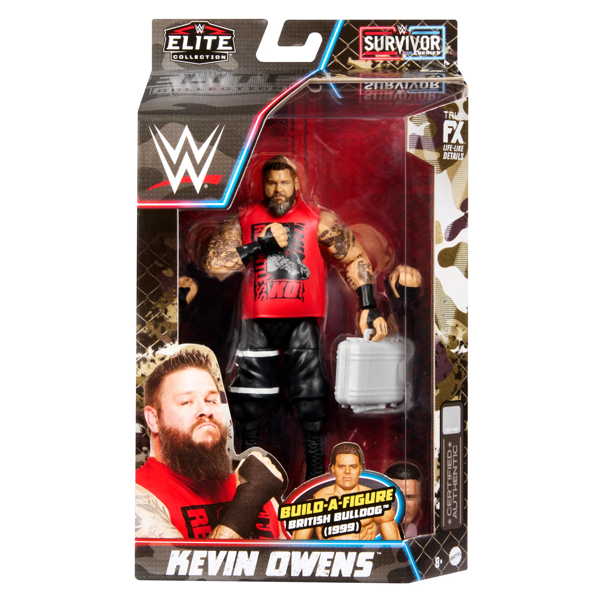 WWE Elite Action Figure Survivor Series Kevin Owens With Build-A-Figure