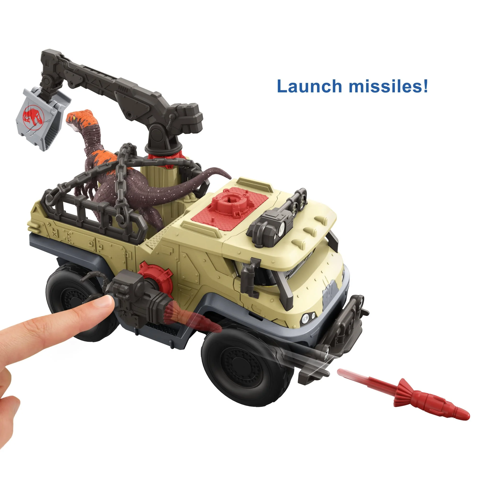 Jurassic World Dominion Capture And Crush Truck 4 Year Olds & Up