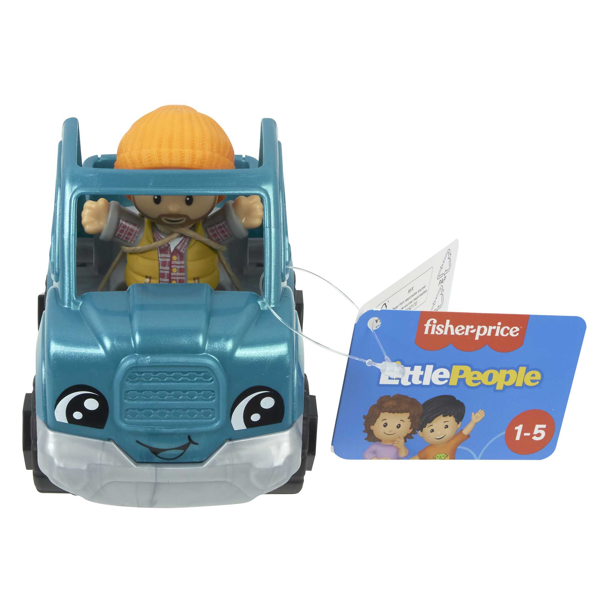 Fisher-Price Little People Pick-Up Truck Toy & Figure Set For Toddlers, 2 Pieces