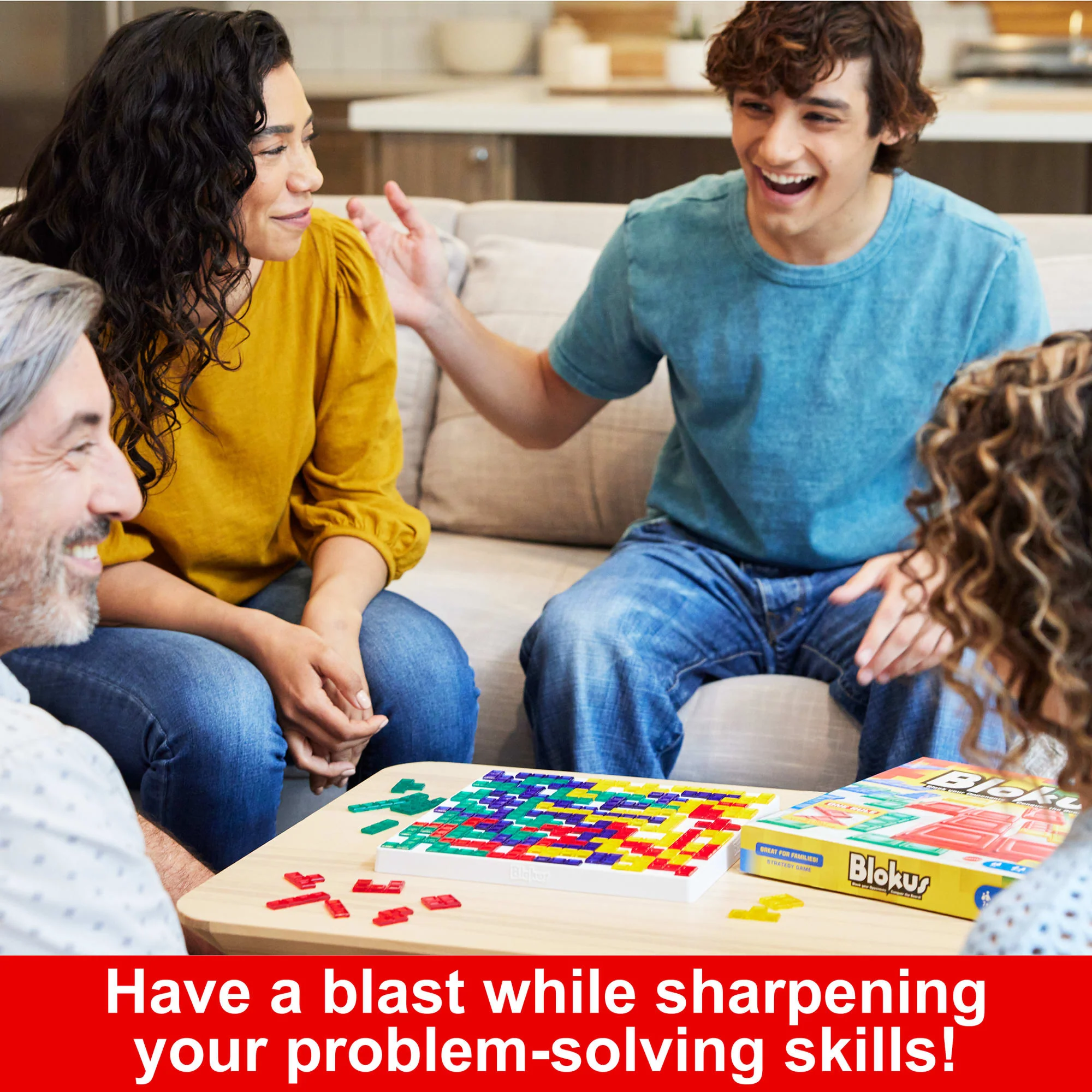 Blokus Strategy Board Game, Family Game For Kids & Adults With Colorful Pieces & Just One Rule