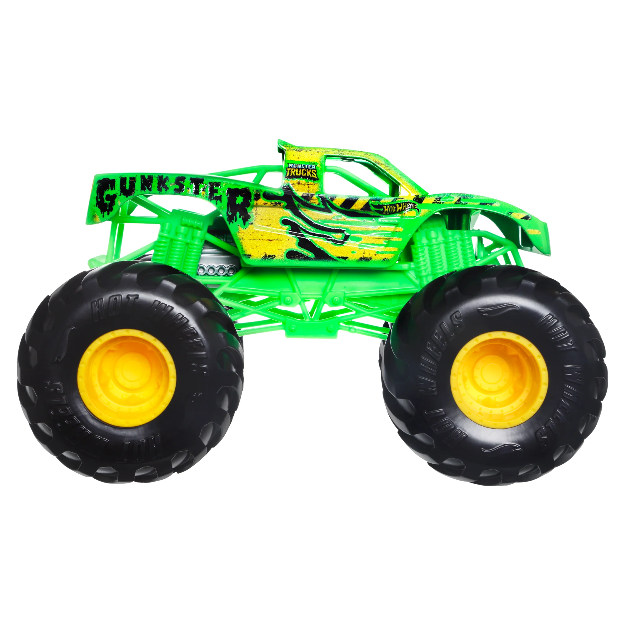 Hot Wheels Monster Trucks Veh��culo de Juguete Gunkster Escala 1:24