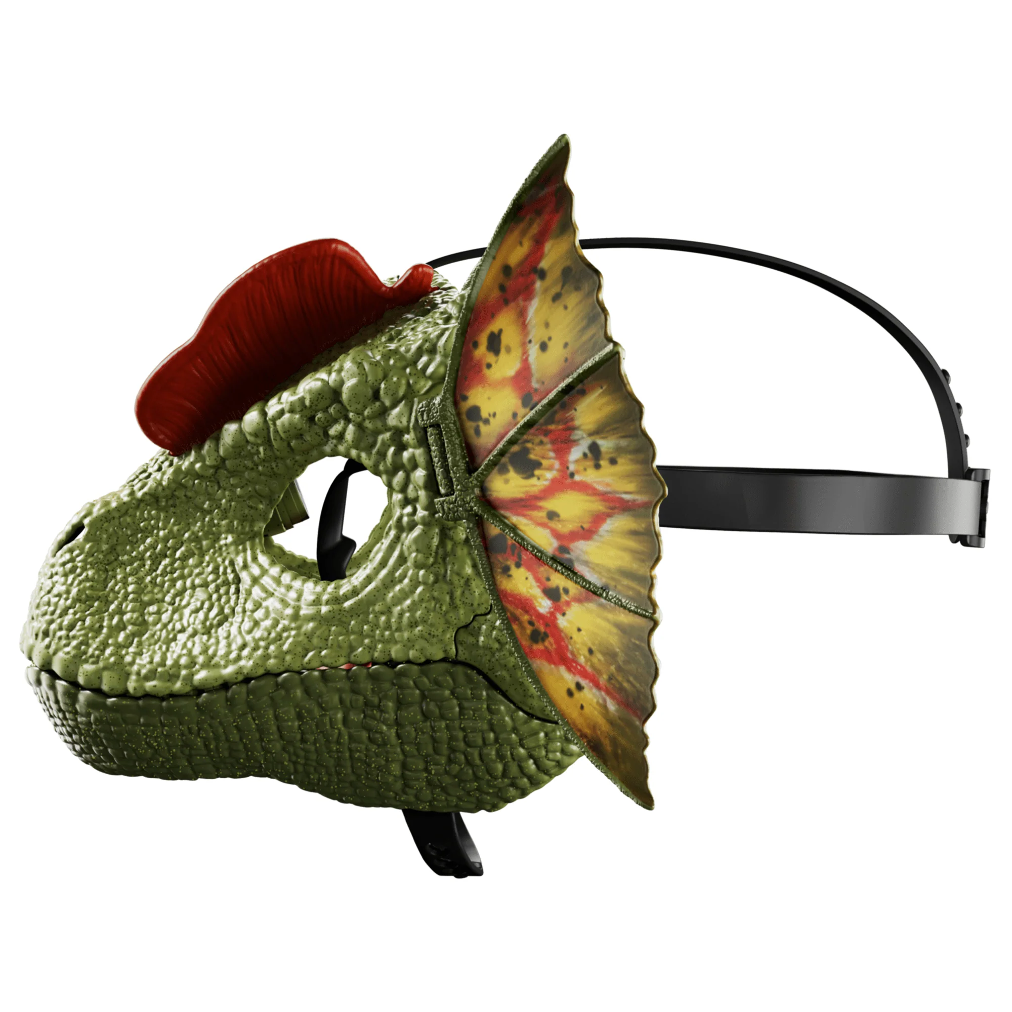 Jurassic World Dilophosaurus Role Play Mask With Sound & Water-Shooting Feature, Frill
