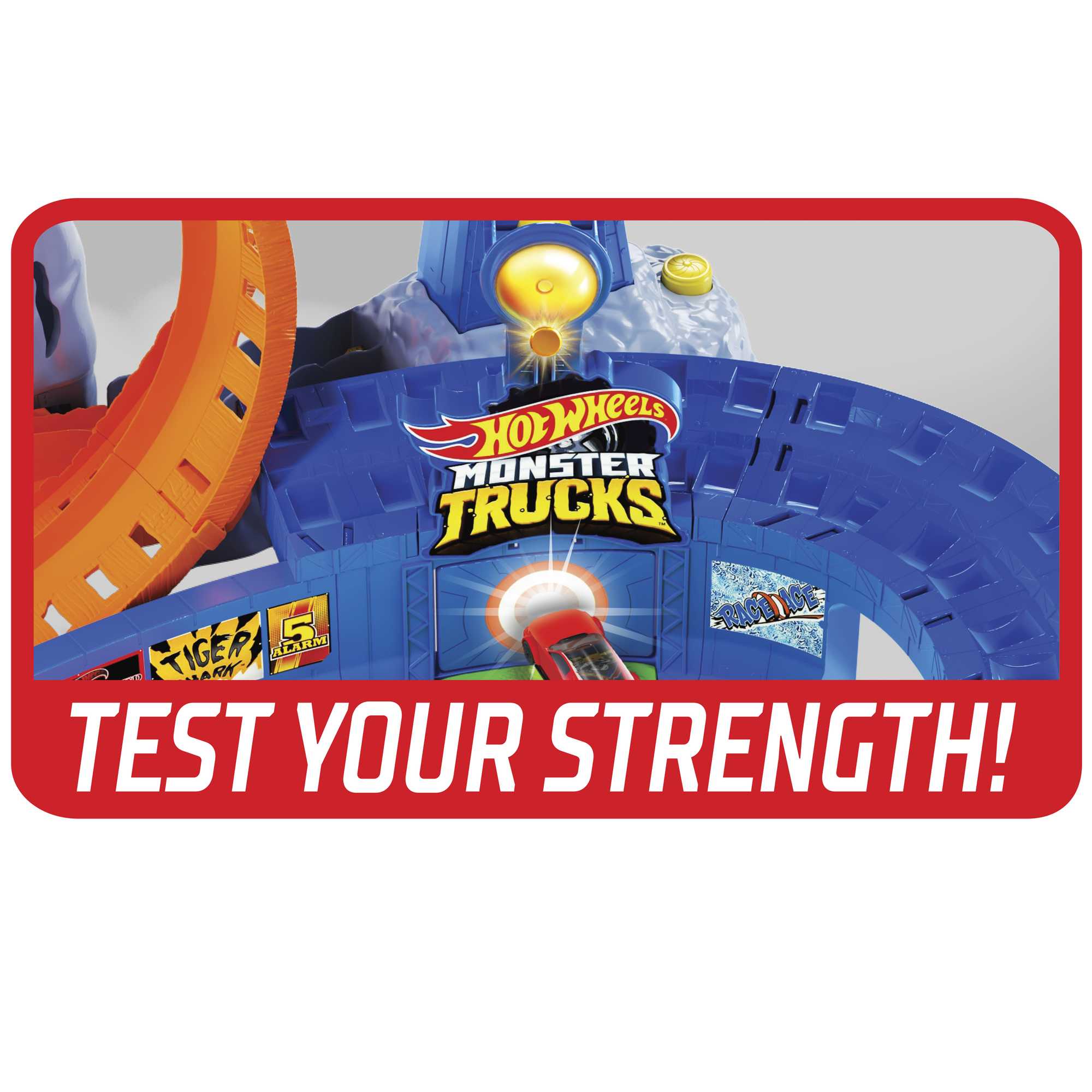 Hot Wheels Monster Trucks T-Rex Volcano Arena