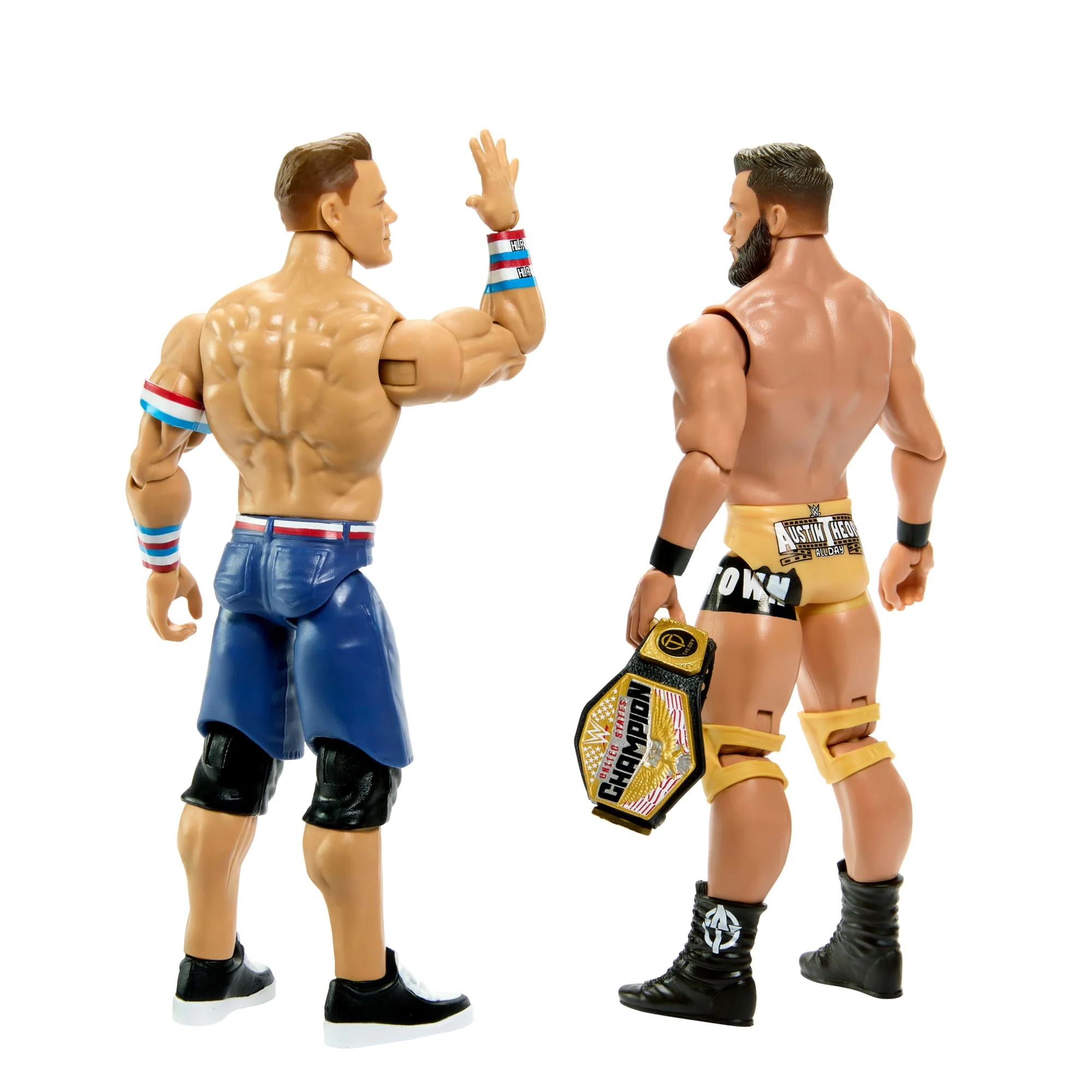 WWE Championship Showdown John Cena vs Austin Theory 2-Pack Action Figures & Accessory