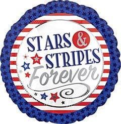 Anagram Stars/Stripes Forever 18in Foil Balloon