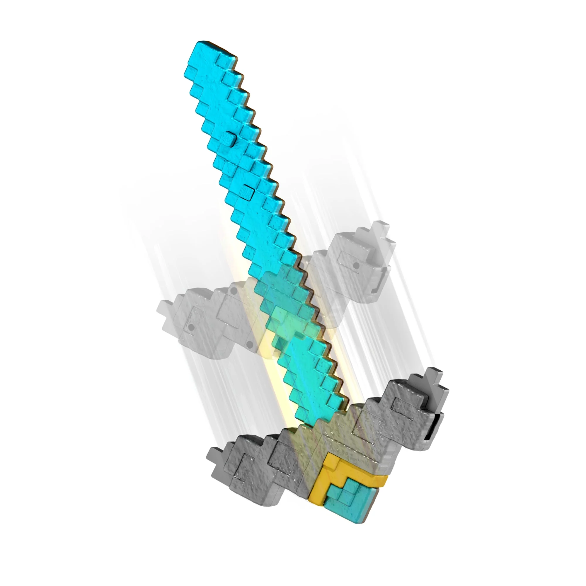Minecraft Click And Switch Sword And Pickaxe Role-Play 2-in-1 Toy inspired By The Movie