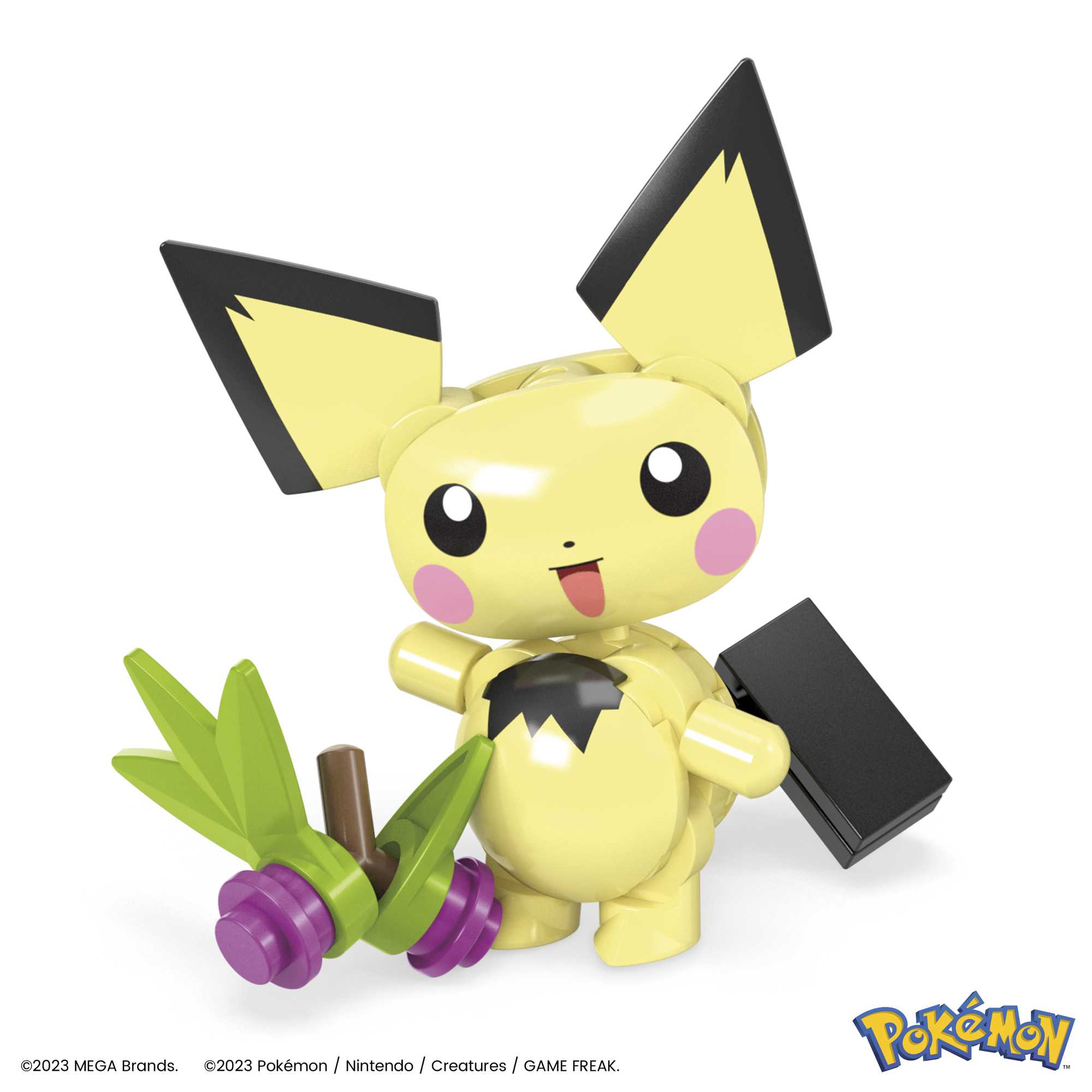 MEGA Pok��mon Building Toy Kit, Pichu's Forest Forage With 1 Action Figure (84 Pieces)