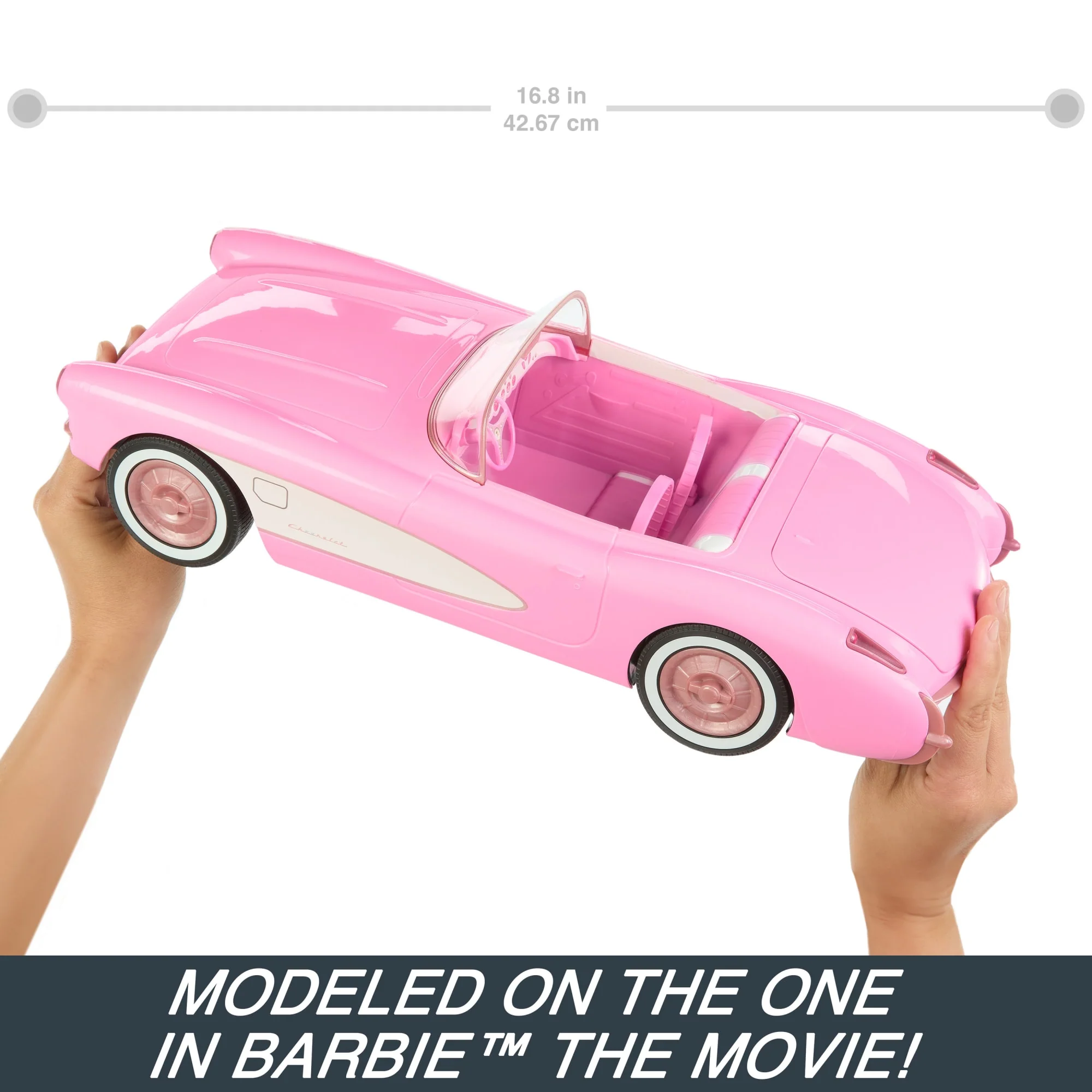 Hot Wheels RC Barbie Corvette, Remote Control Corvette From Barbie The Movie