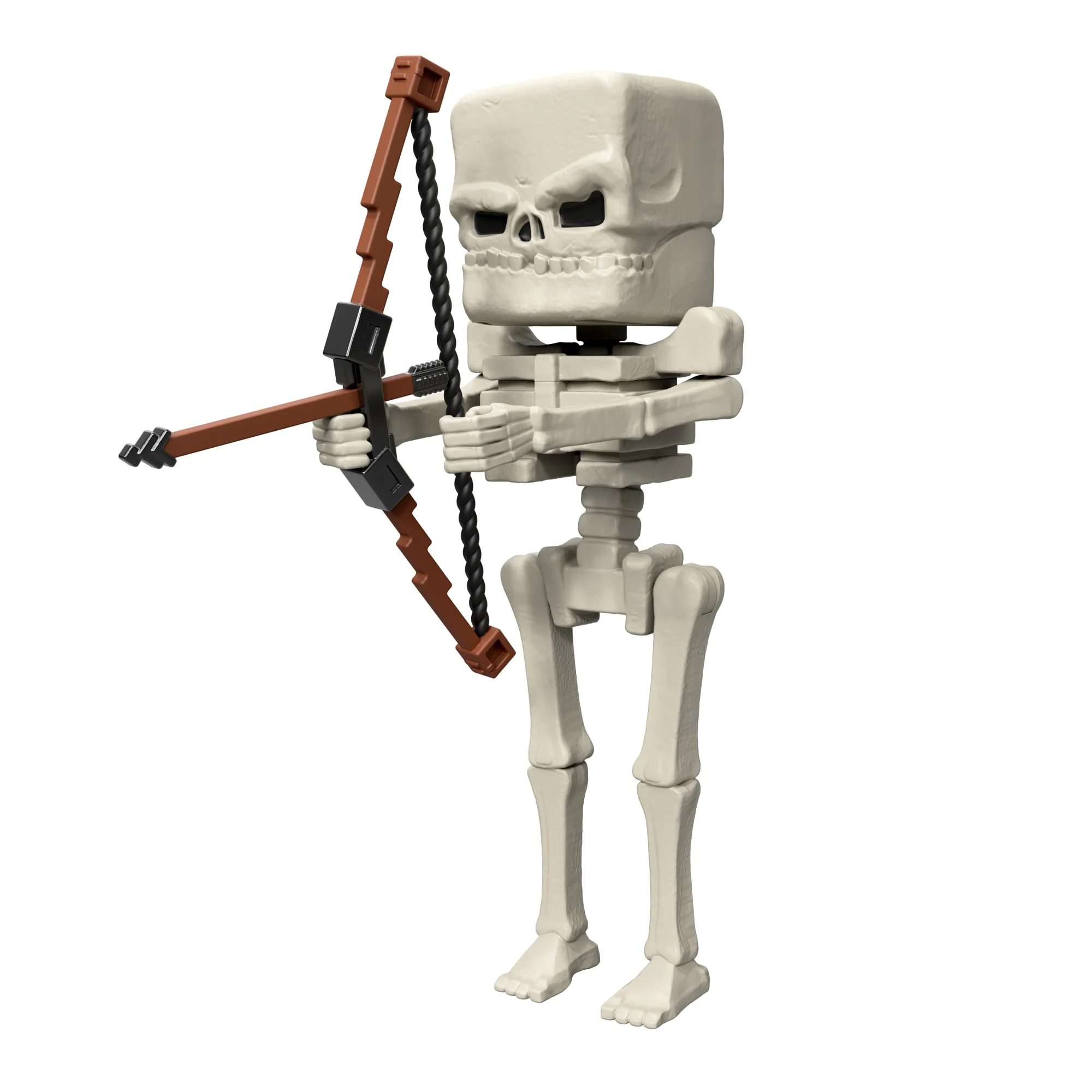 Minecraft Skeleton Action Figure & Accessories, 4-inch Toy Set inspired By A Minecraft Movie