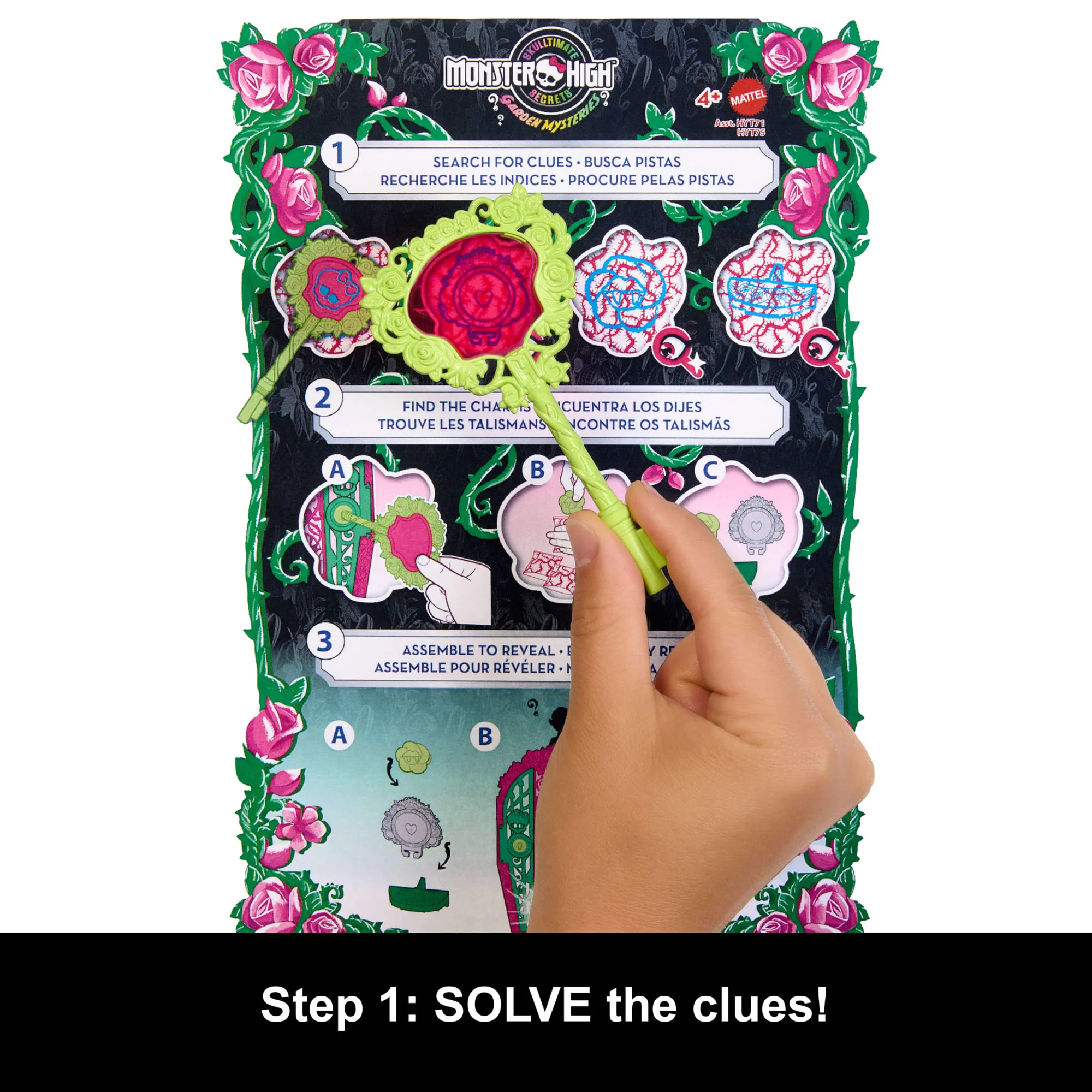 Monster High Skulltimate Secrets Garden Mysteries Playset, Venus Mcflytrap Doll With 19+ Surprises