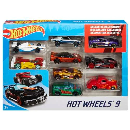HOT WHEELS 9-Pack Vehicles