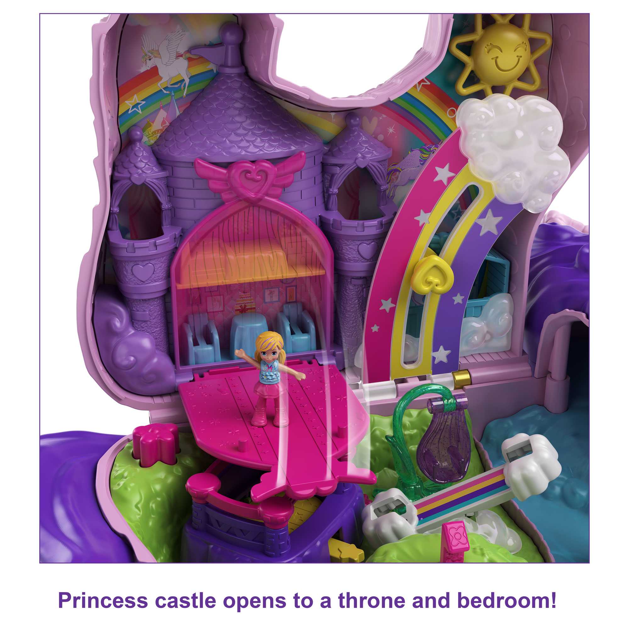 Polly Pocket Unicorn Party Playset