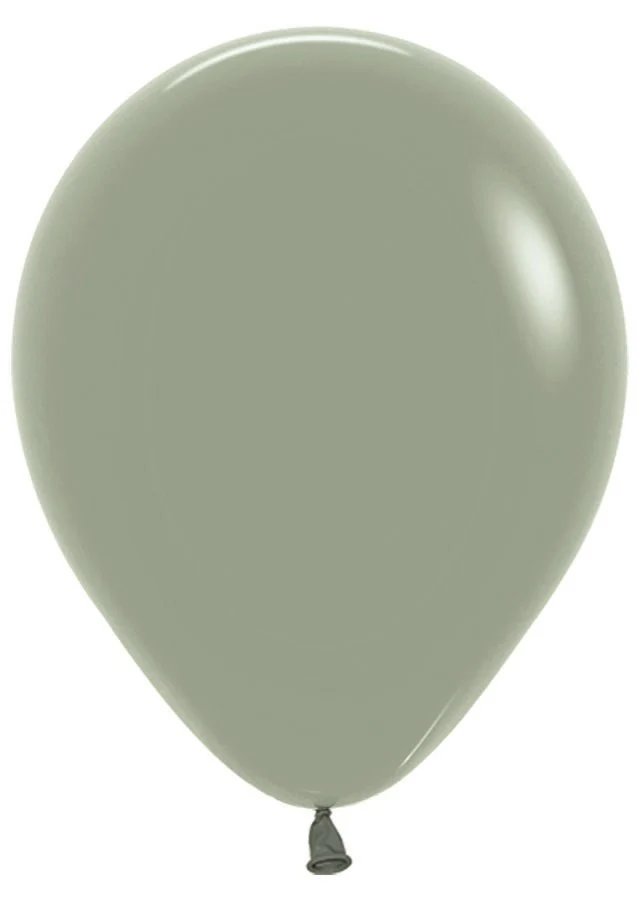 11 inch Sempertex Pastel Dusk Laurel Green Latex Balloons 100ct