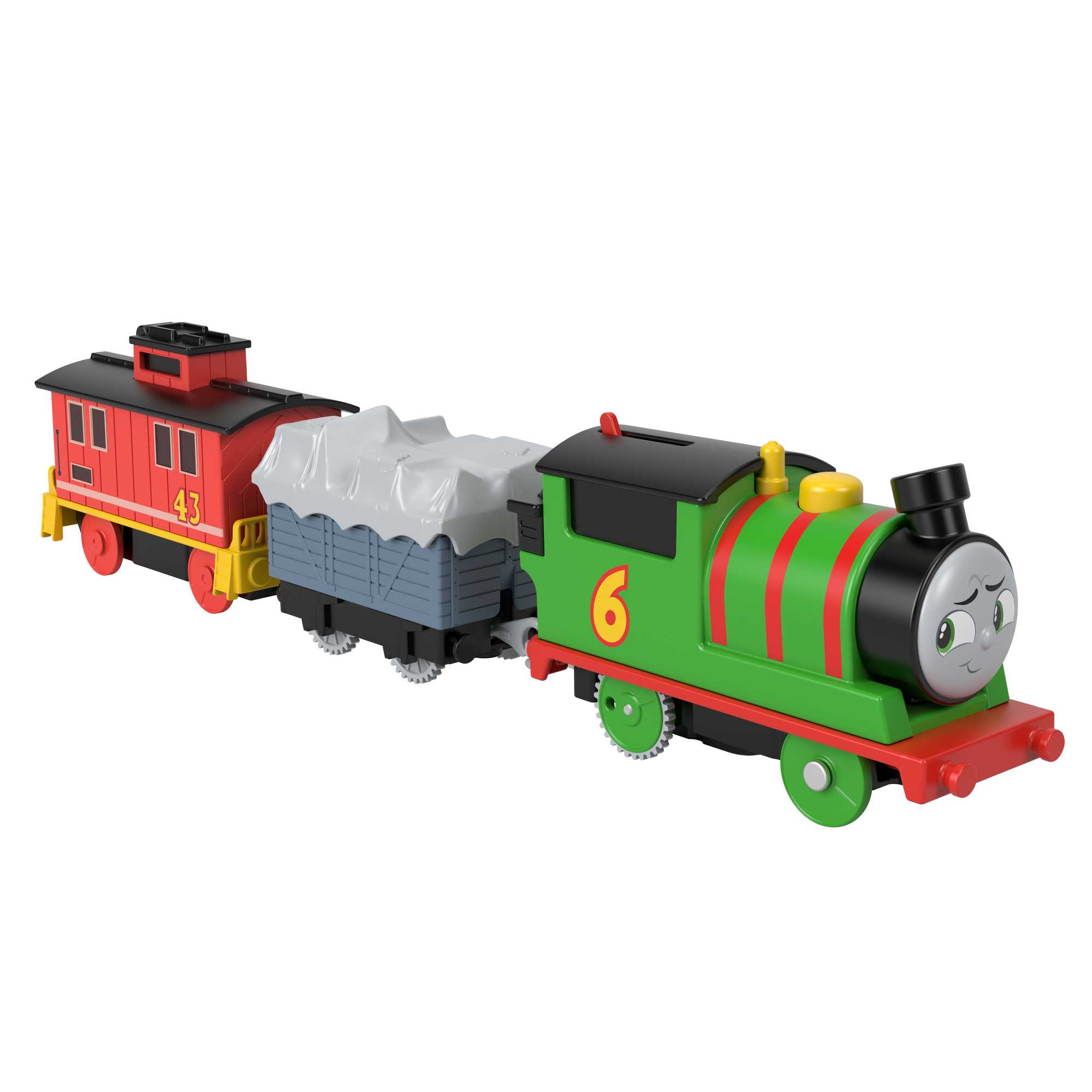 Thomas & Friends Percy & Brake Car Bruno Motorized Vehicle Set