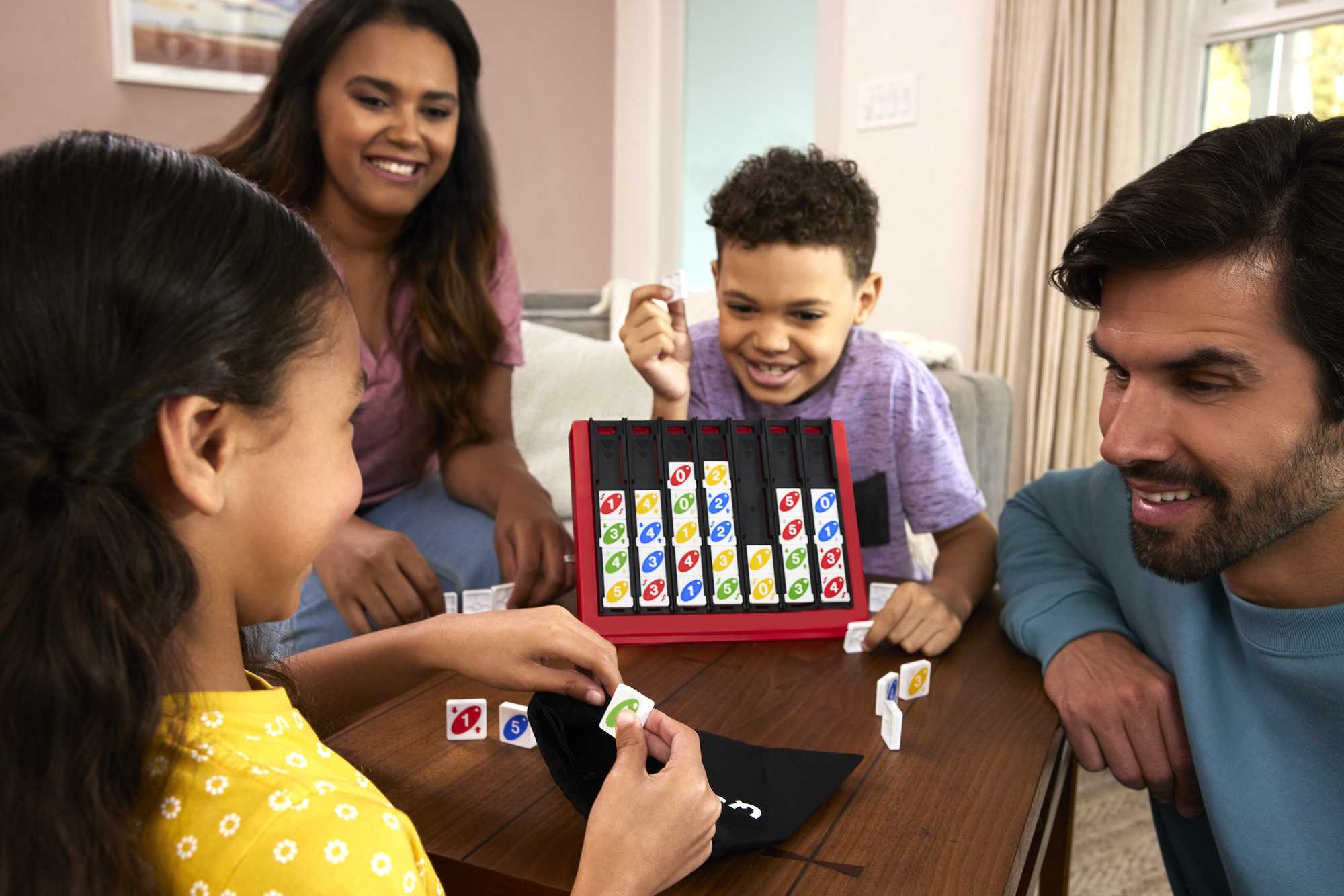UNO Quatro Game, Adult, Family And Game Night