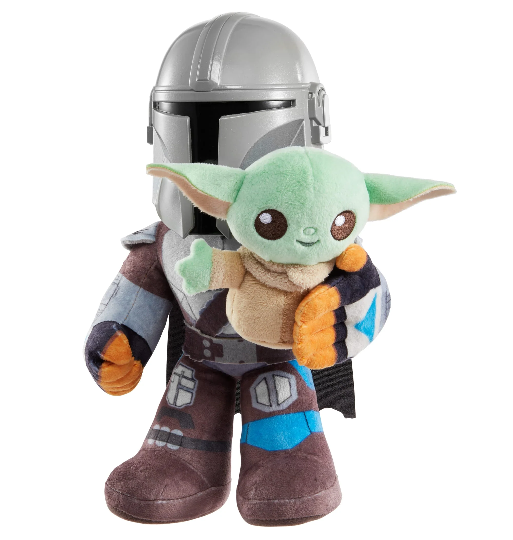 Star Wars Clan Of Two: the Mandalorian Plush Set With Sound