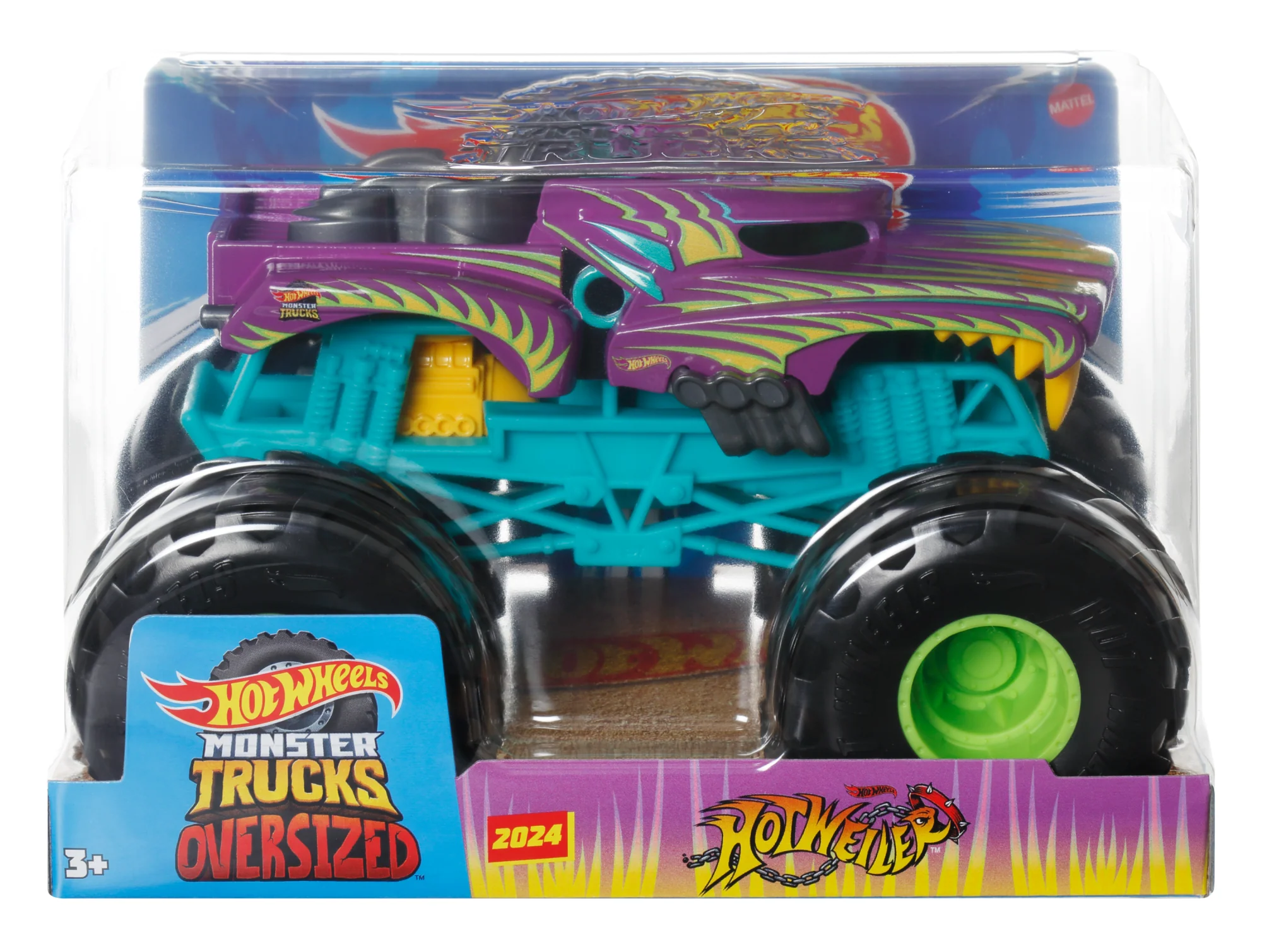 Hot Wheels Monster Trucks Ve��culo de Brinquedo Hotweiler Escala 1:24