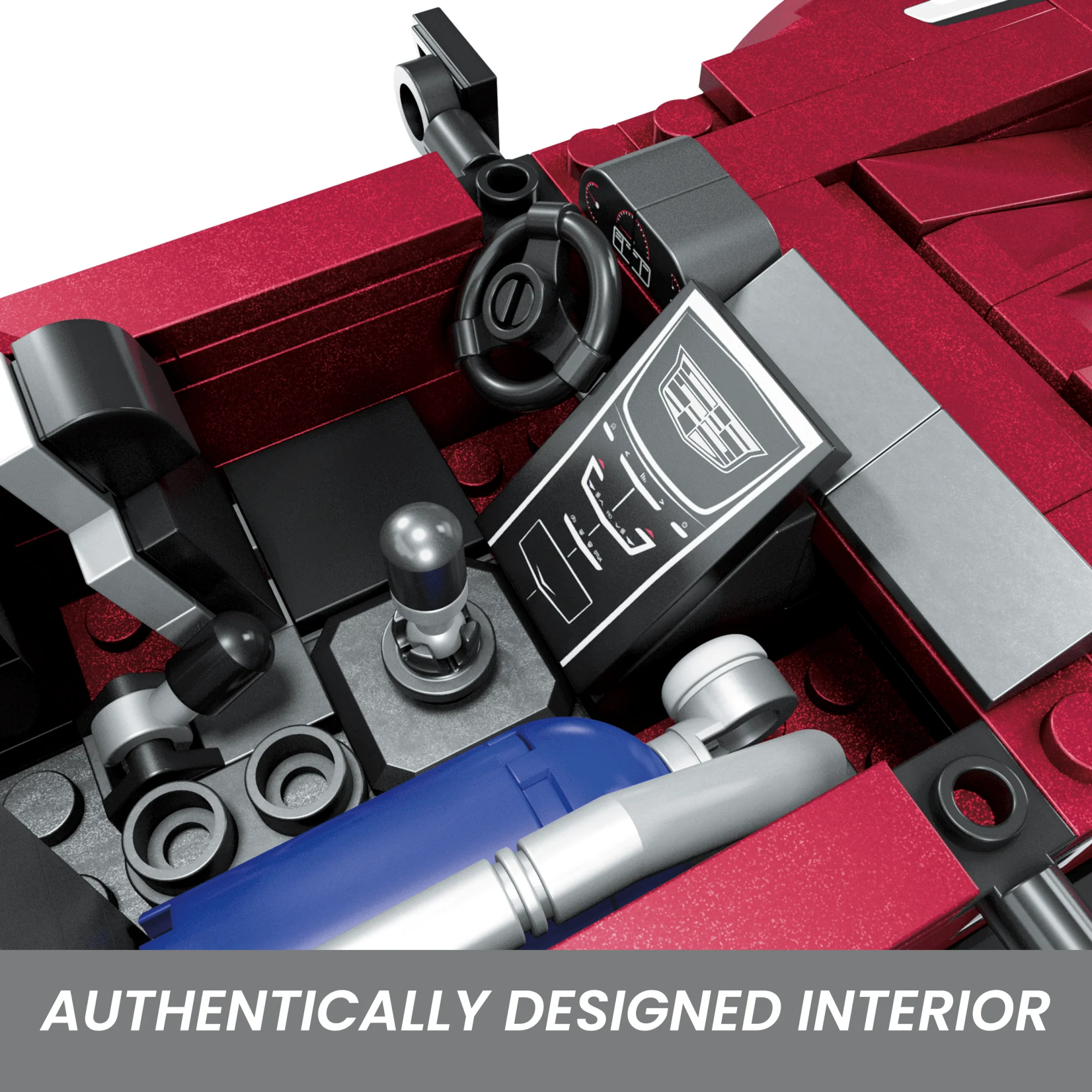 MEGA Hot Wheels Cadillac Ats-V R Vehicle Building Toy Kit (319 Pieces) For Collectors