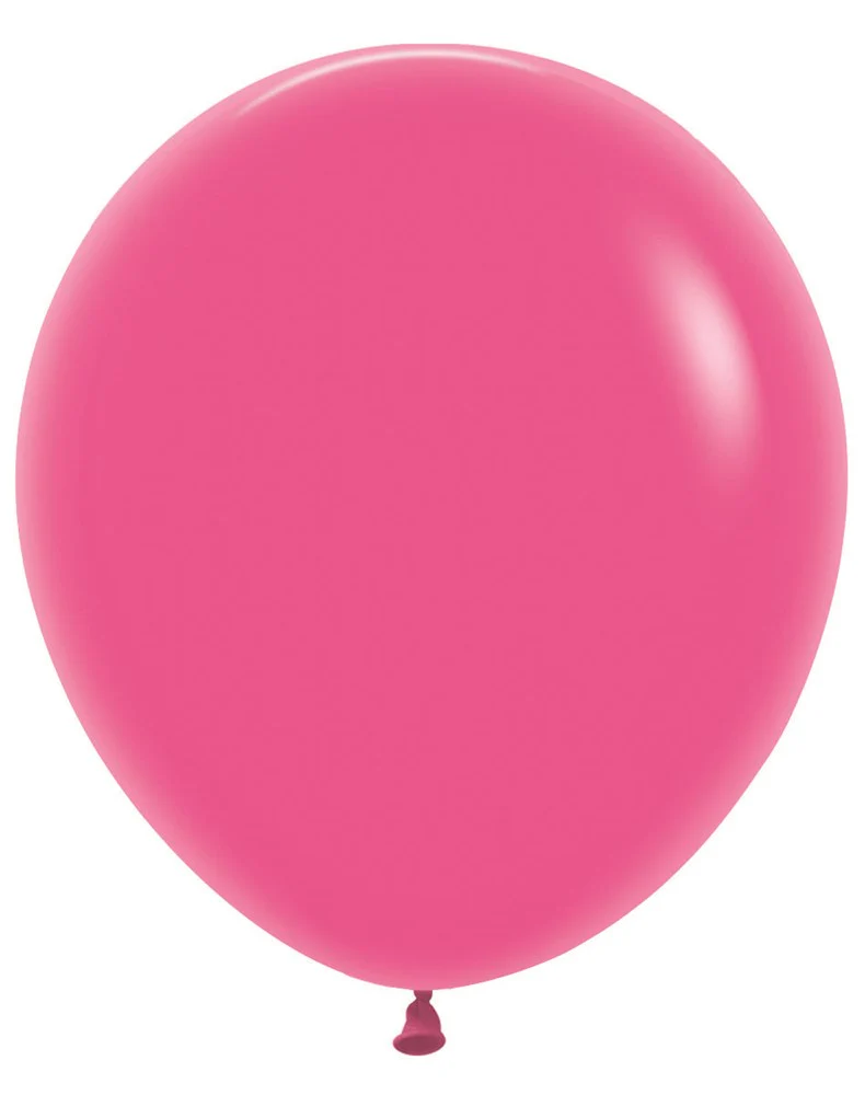 18 inch Sempertex Deluxe Fuchsia Latex Balloons 25ct