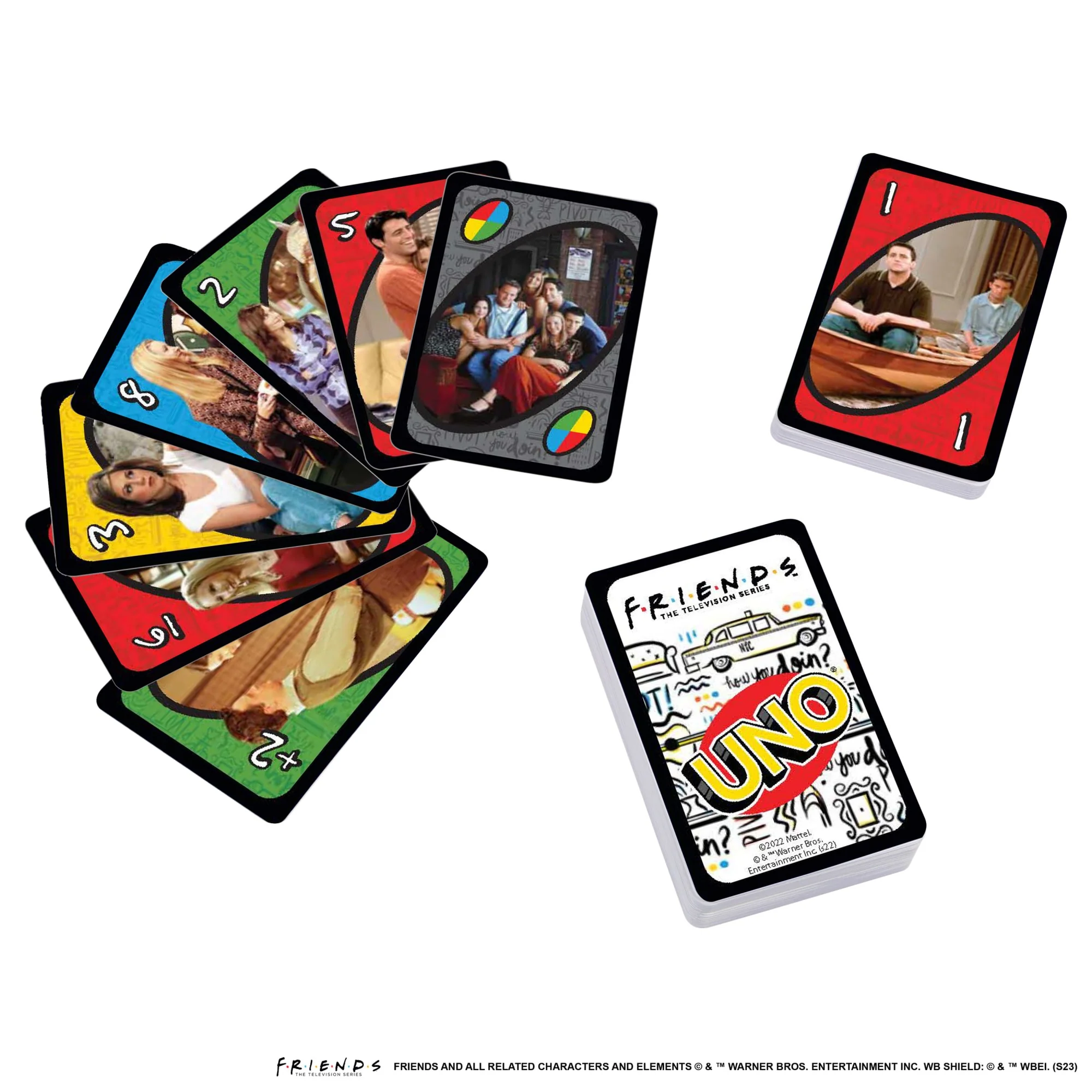 UNO Friends Card Game For Family, Adult & Party Nights, Collectible inspired By TV Series