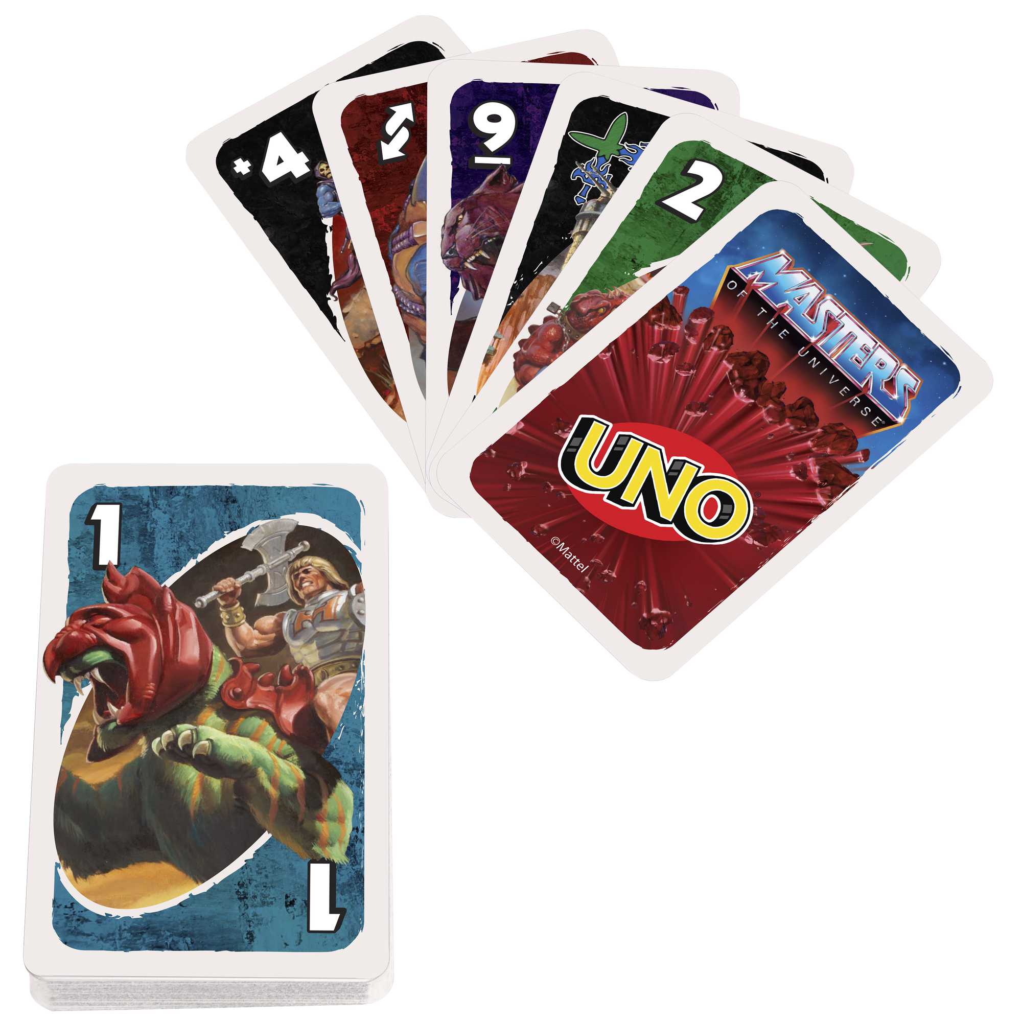 UNO Masters Of the Universe Card Game For Players 7 Years Old & Up