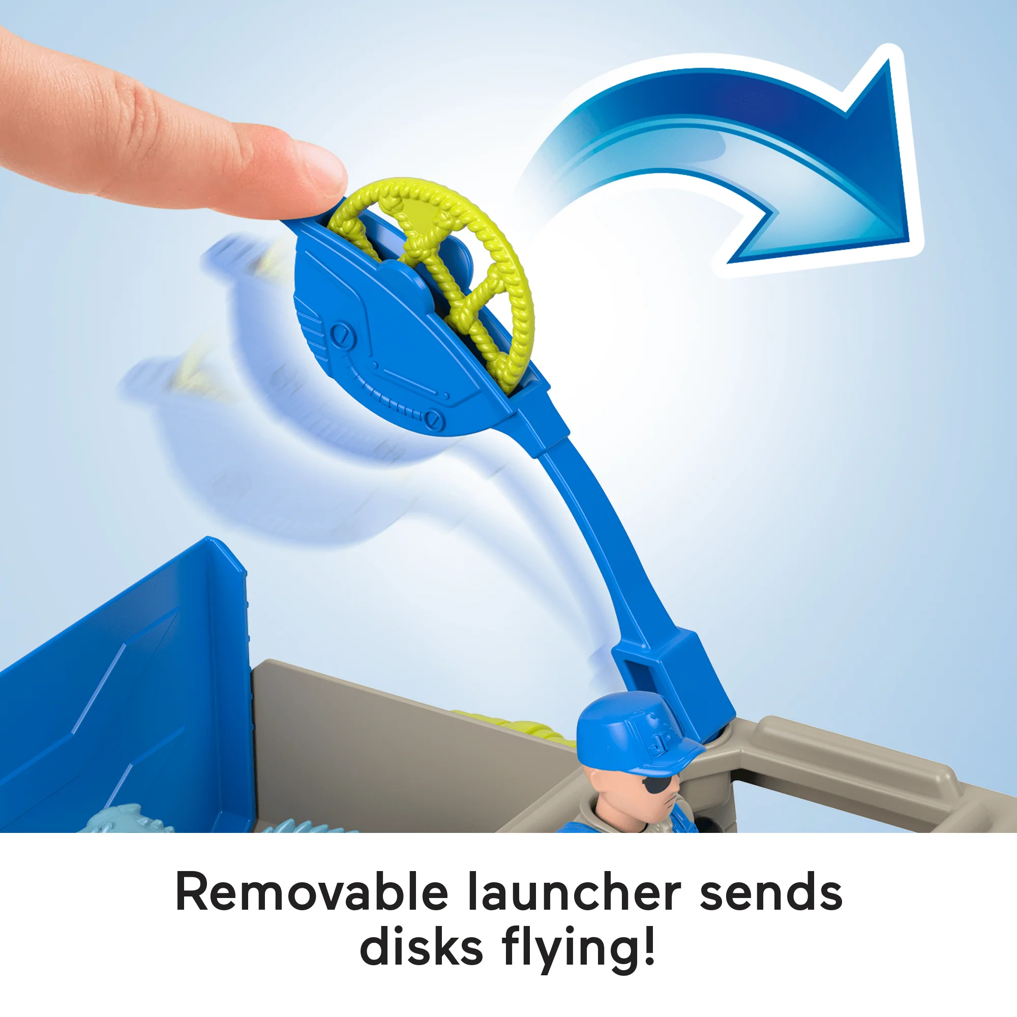 Imaginext Jurassic World Track & Transport Dino Truck Vehicle & Figure Set, 8 Pieces