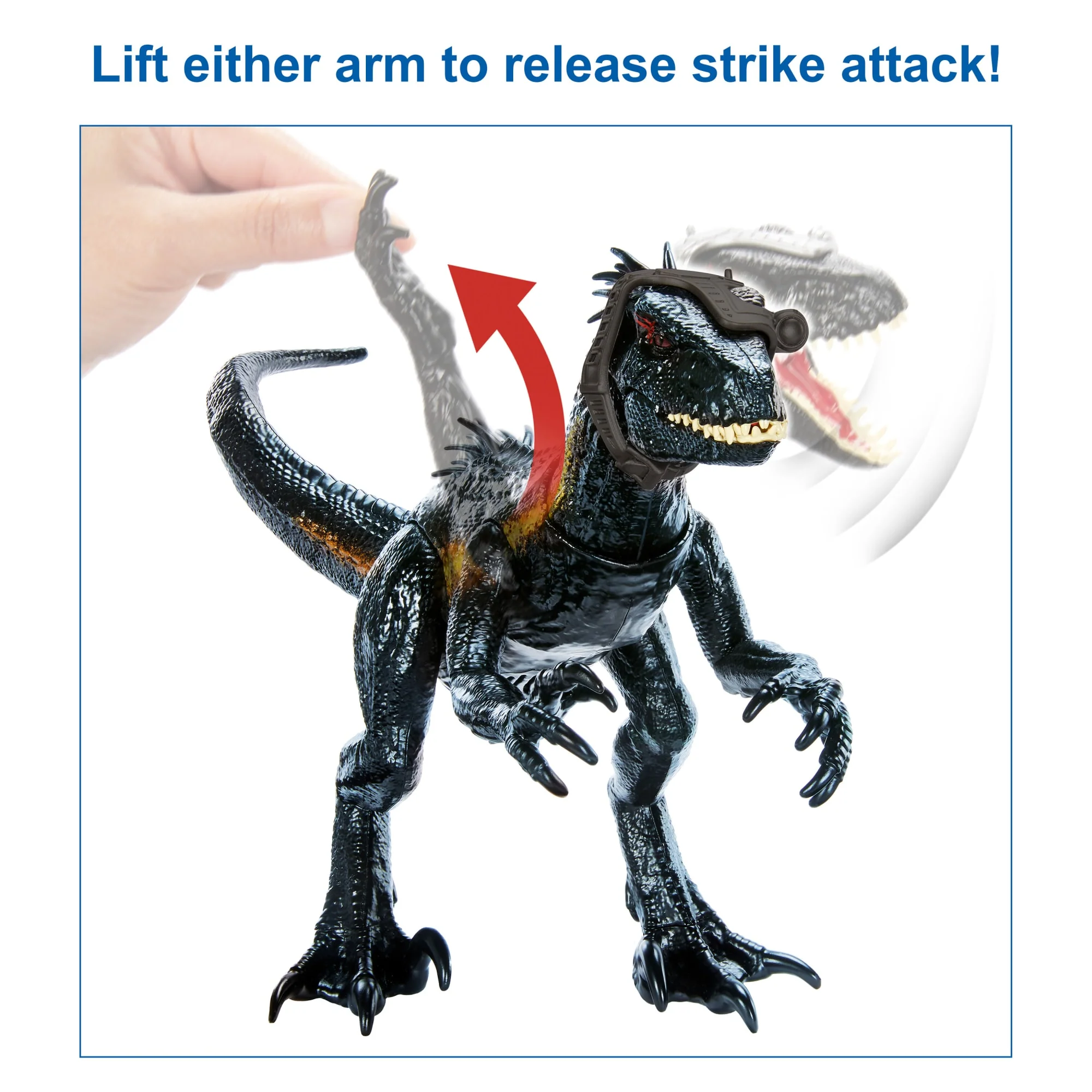 Jurassic World Track 'n Attack Indoraptor Action Figure, Dinosaur Toys