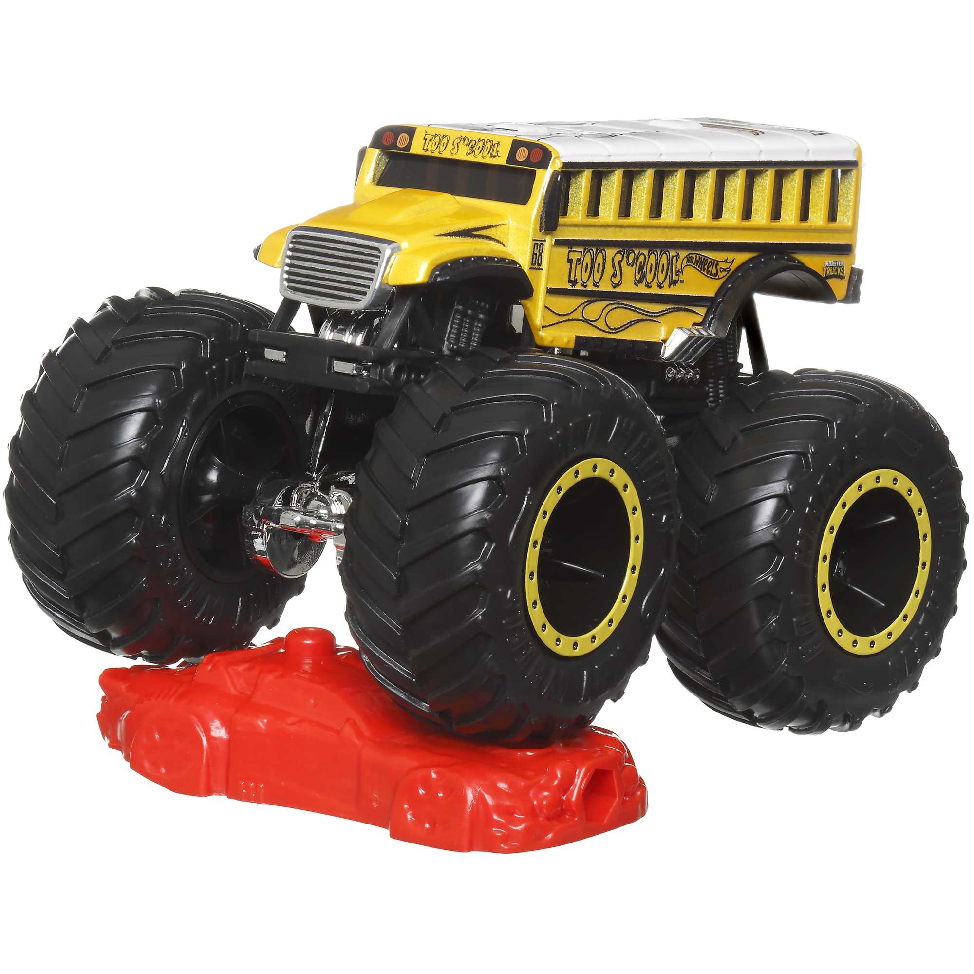Monster Trucks Hot Wheels �� L����chelle 1:64 Avec Roues G��antes