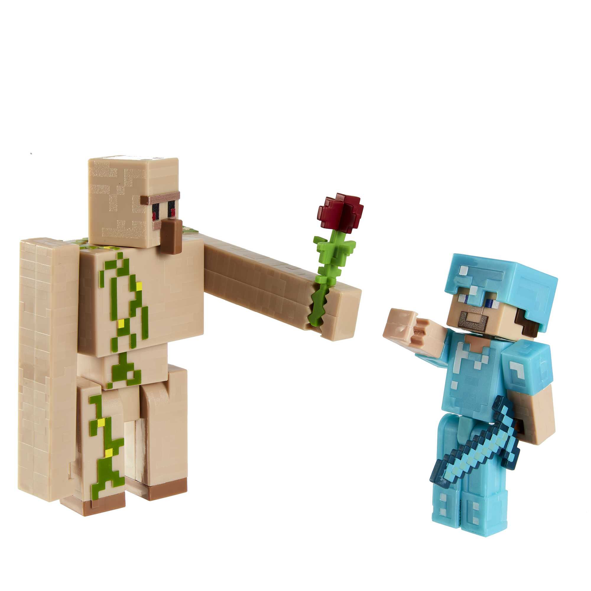 Minecraft Toys, 2-Pack Of Action Figures, Gifts For Kids