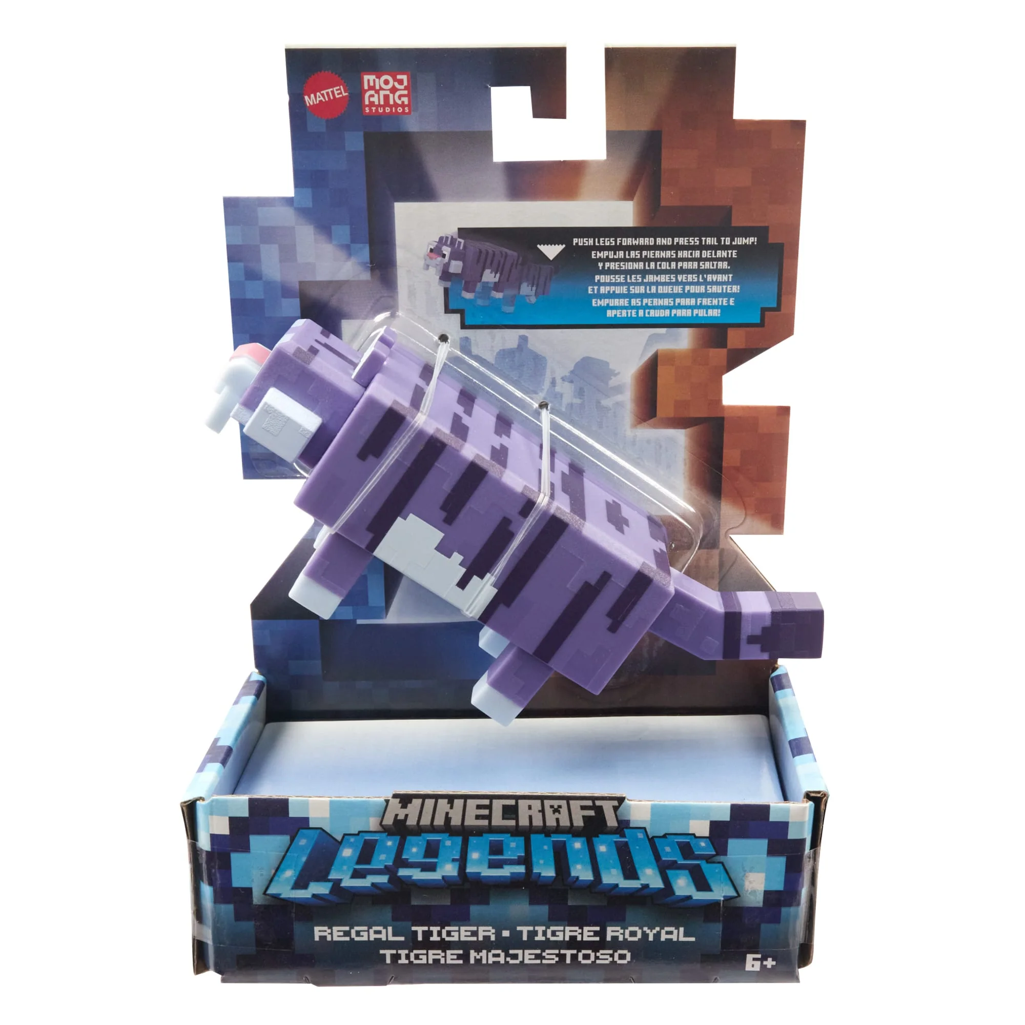Minecraft Legends 3.25-inch Action Figures With Attack Action And Accessory, Collectible Toys