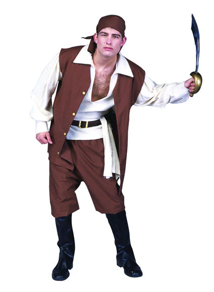 Caribbean Pirate Captain Outfit XL