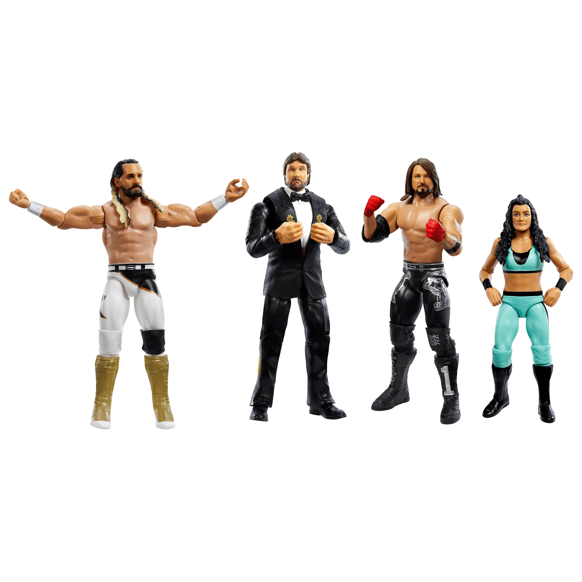 WWE Aj Styles Action Figure, 6-Inch Collectible Superstar With Articulation & Life-Like Look