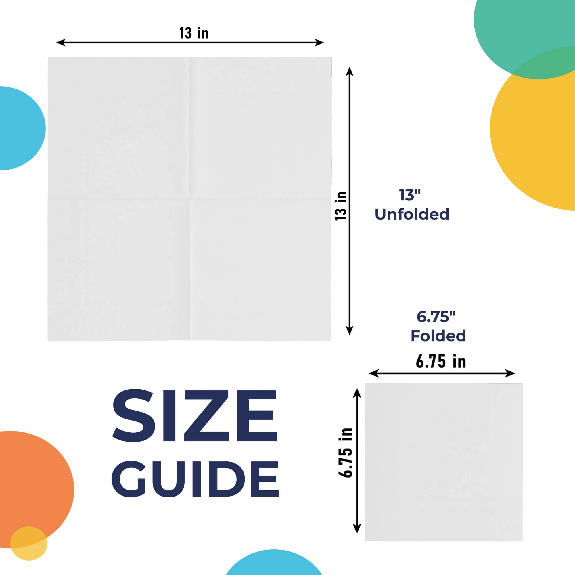 White Luncheon Napkins | 20 Count