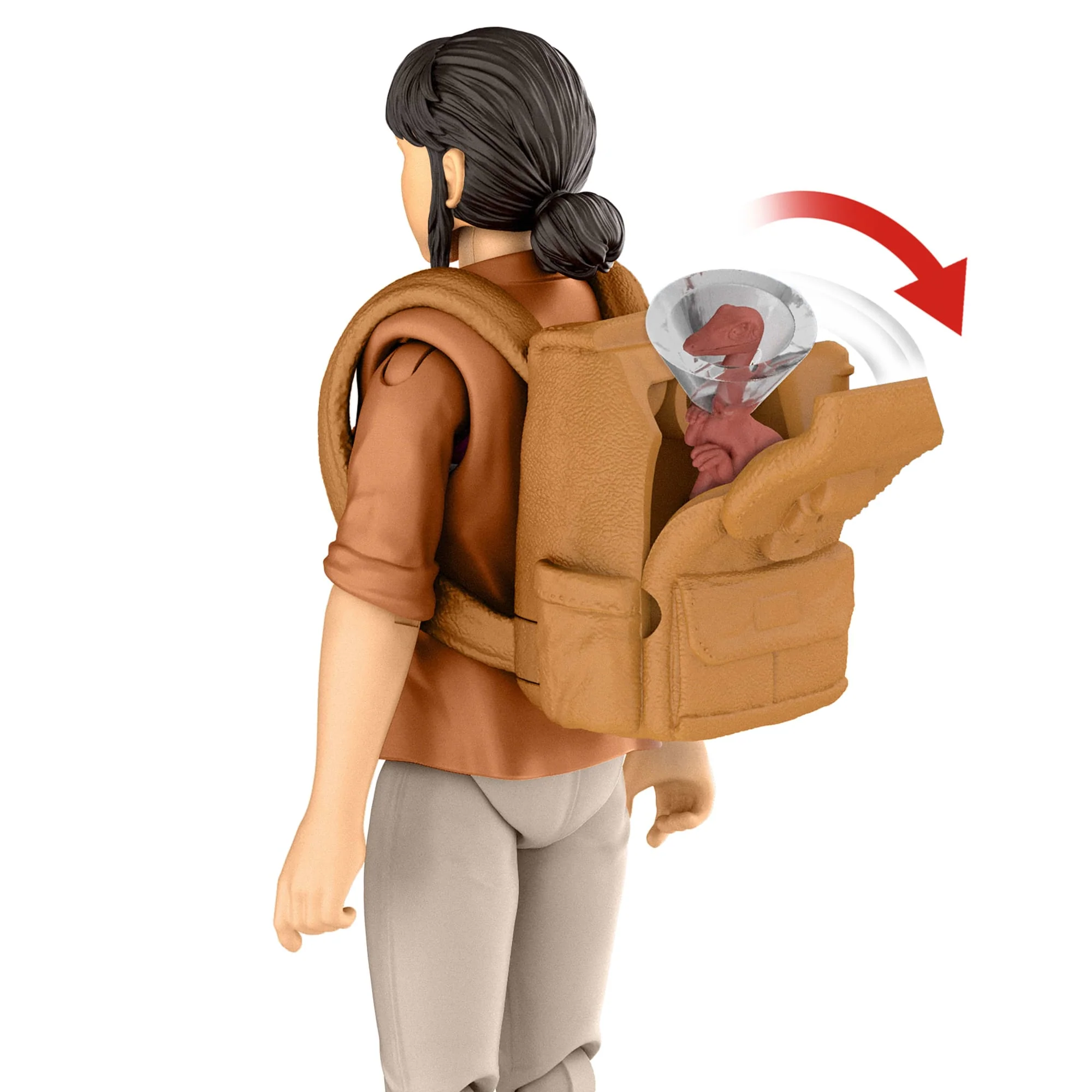 Jurassic World: Chaos Theory Storypack, Yaz & Monolophosaurus Action Figure Toys & 2 Accessories