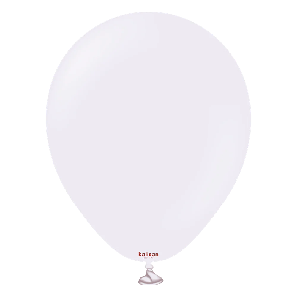 5 inch Kalisan Macaron Pale Lilac Latex Balloons 100ct